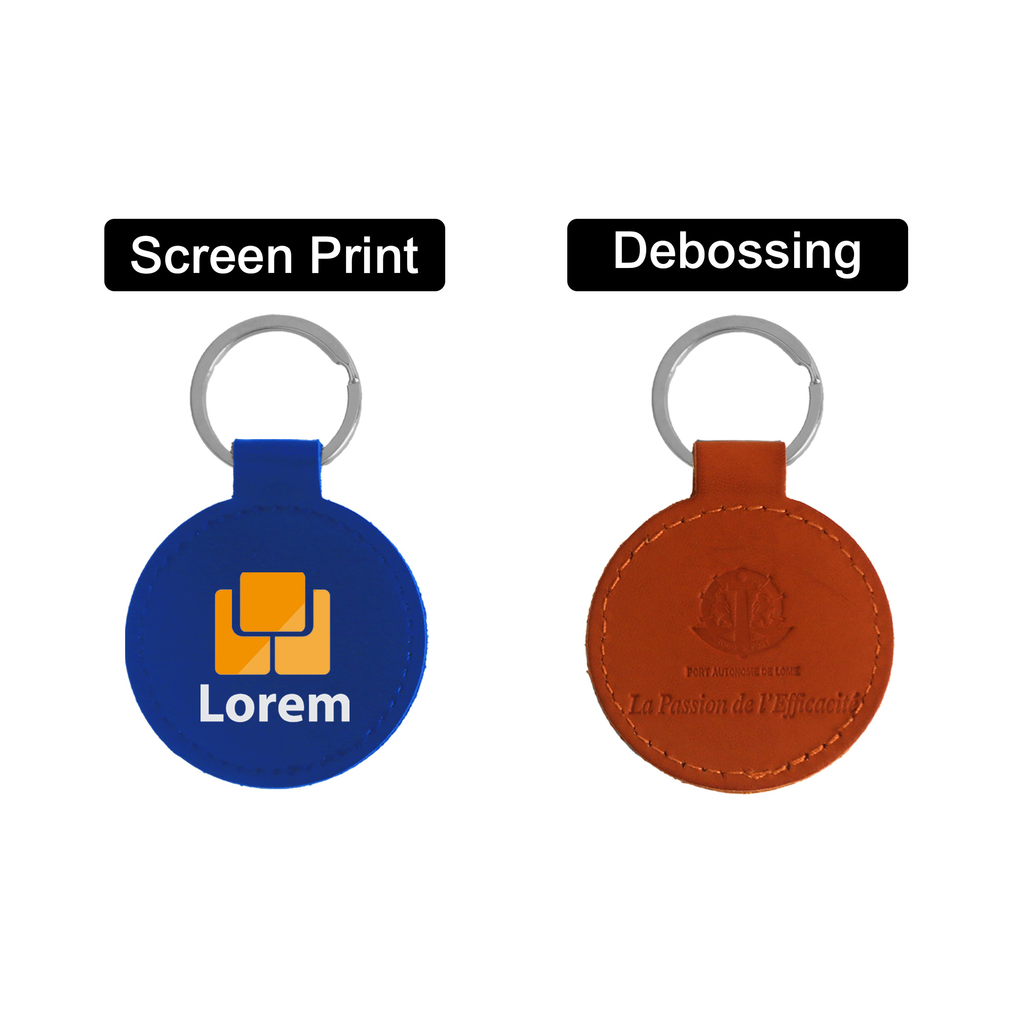 Classic PU Leather Keyring - Image 9