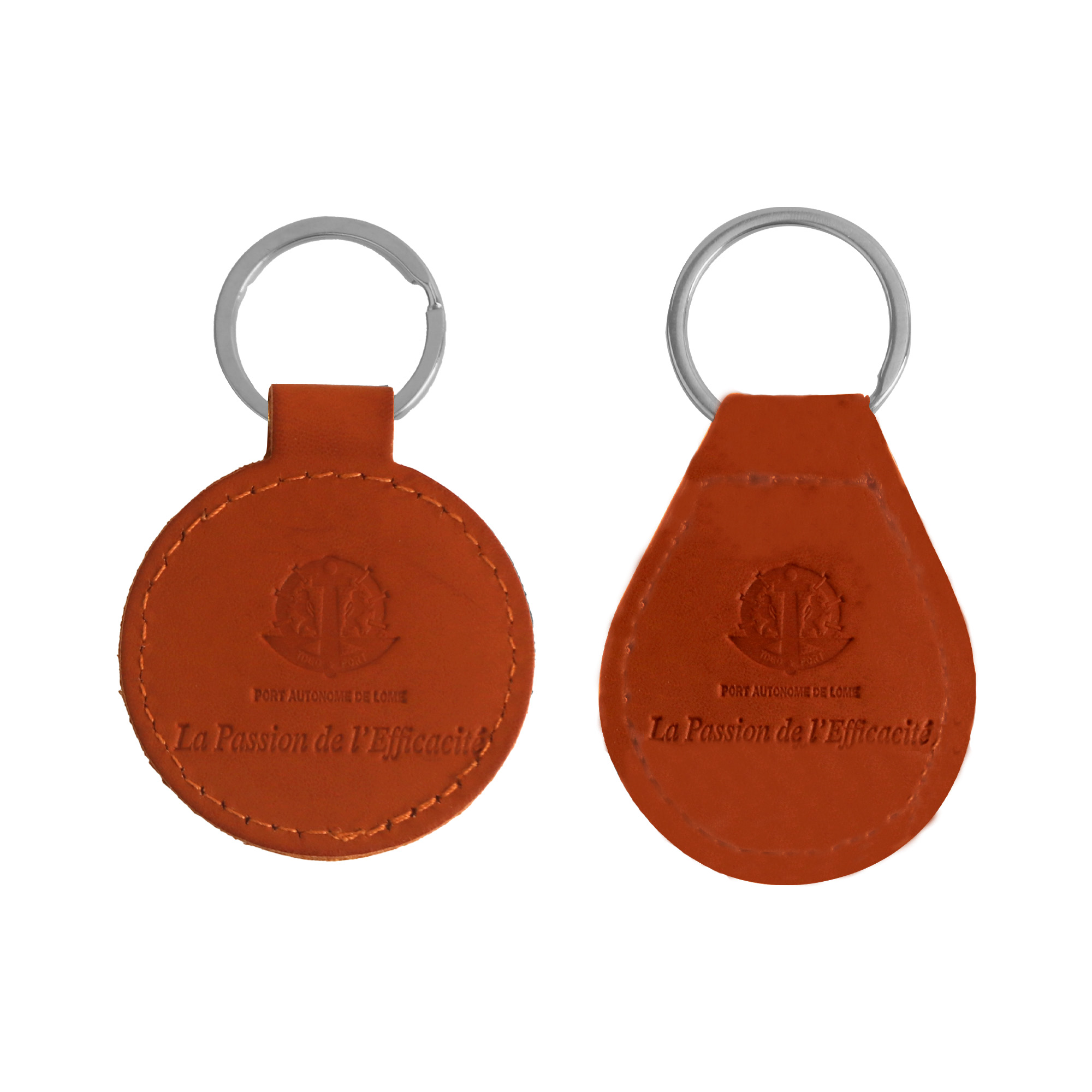 Classic PU Leather Keyring - Image 4