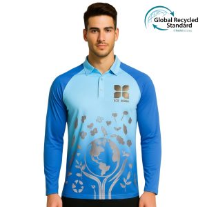 Unisex Adults RPET Milk Silk Sublimated Raglan Long Sleeves POLO