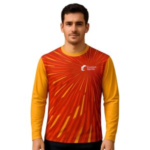 100% Polyester Micro Mesh Sublimated Long Sleeves Shirt