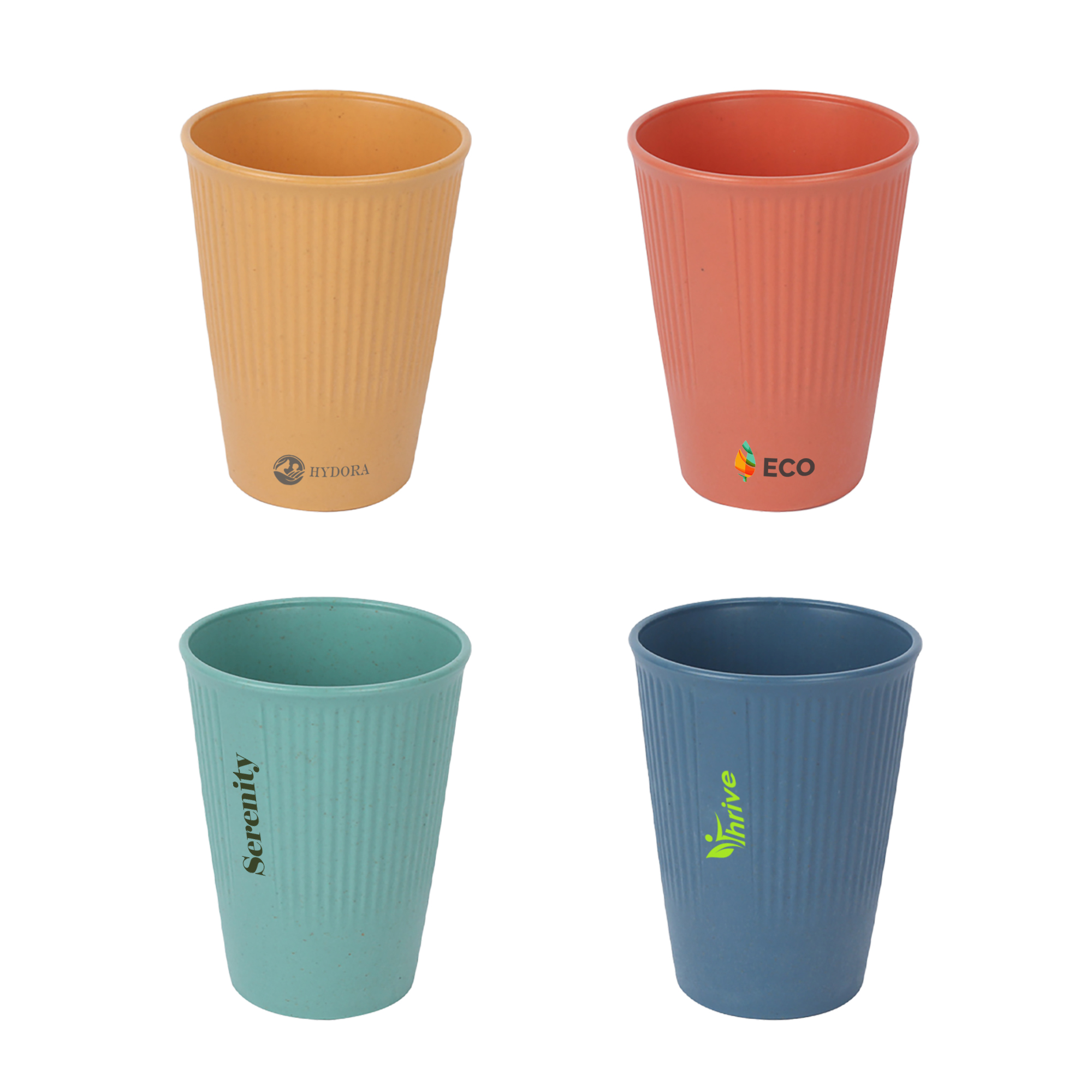 320ML Wheat Straw Toothbrush Cup