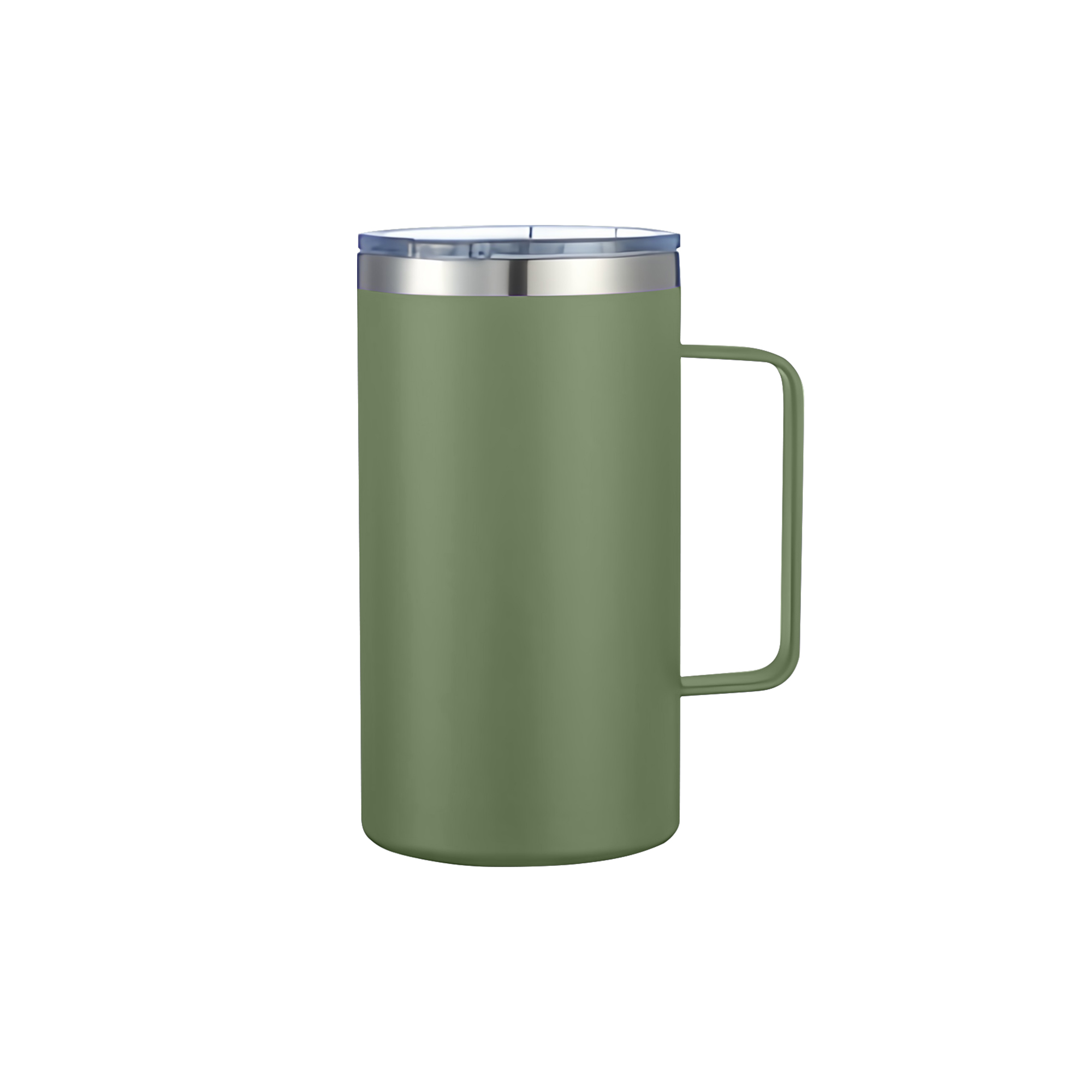 625ML Double Wall Stainless Steel Mug with Handle - Image 4