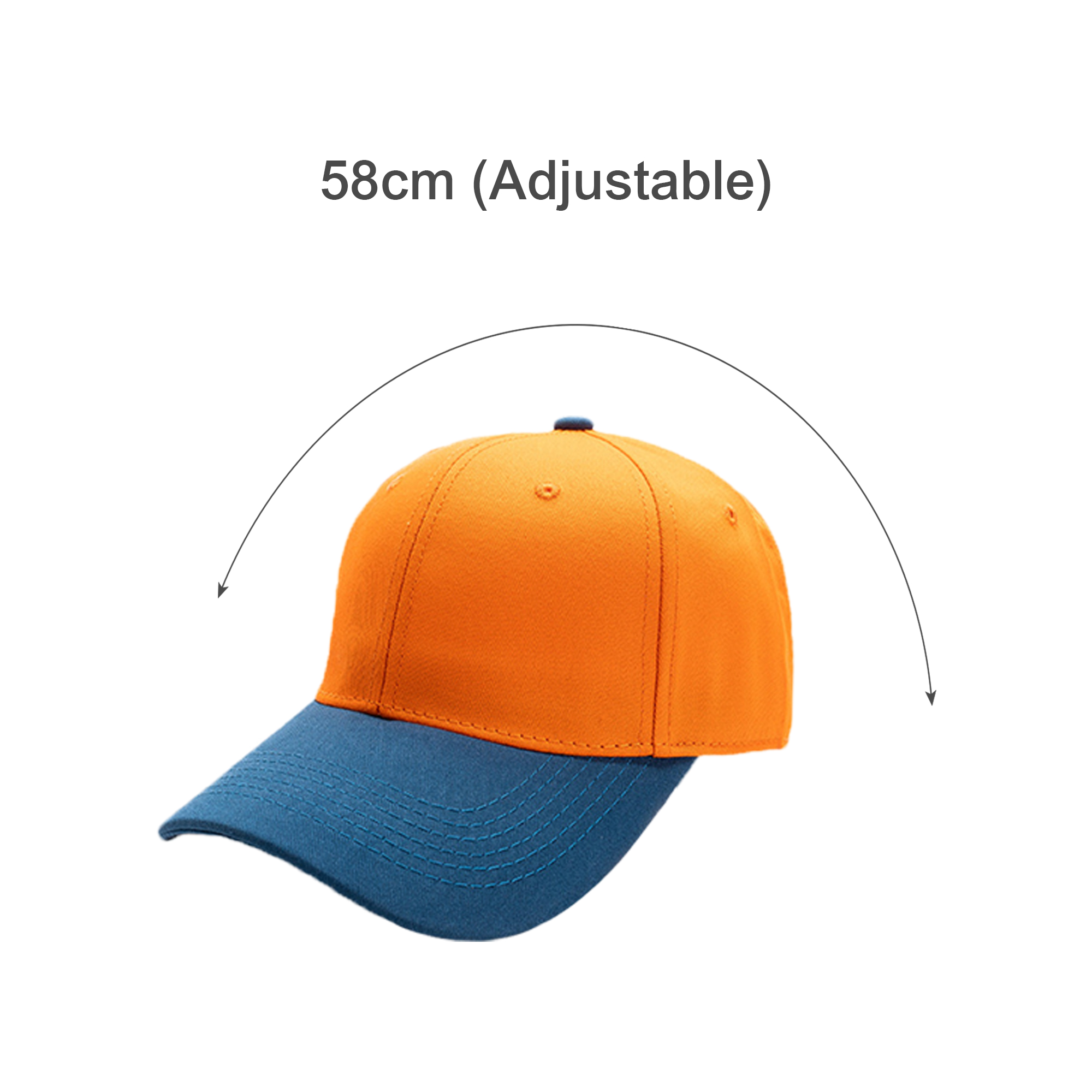 6 Panel Adjustable Baseball Cap - Image 12