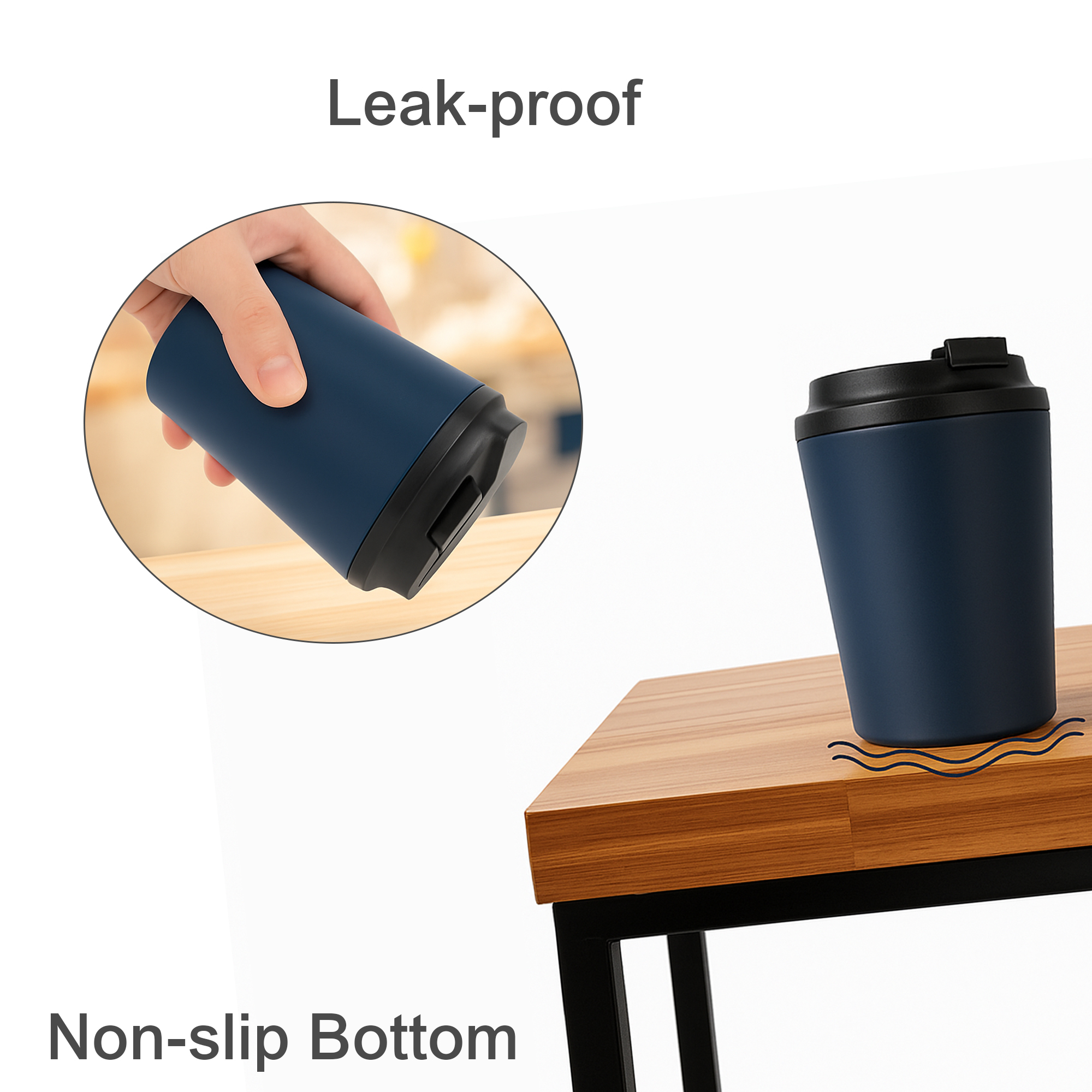 350ML Powder Coated Stainless Steel Coffee Mug - Image 16