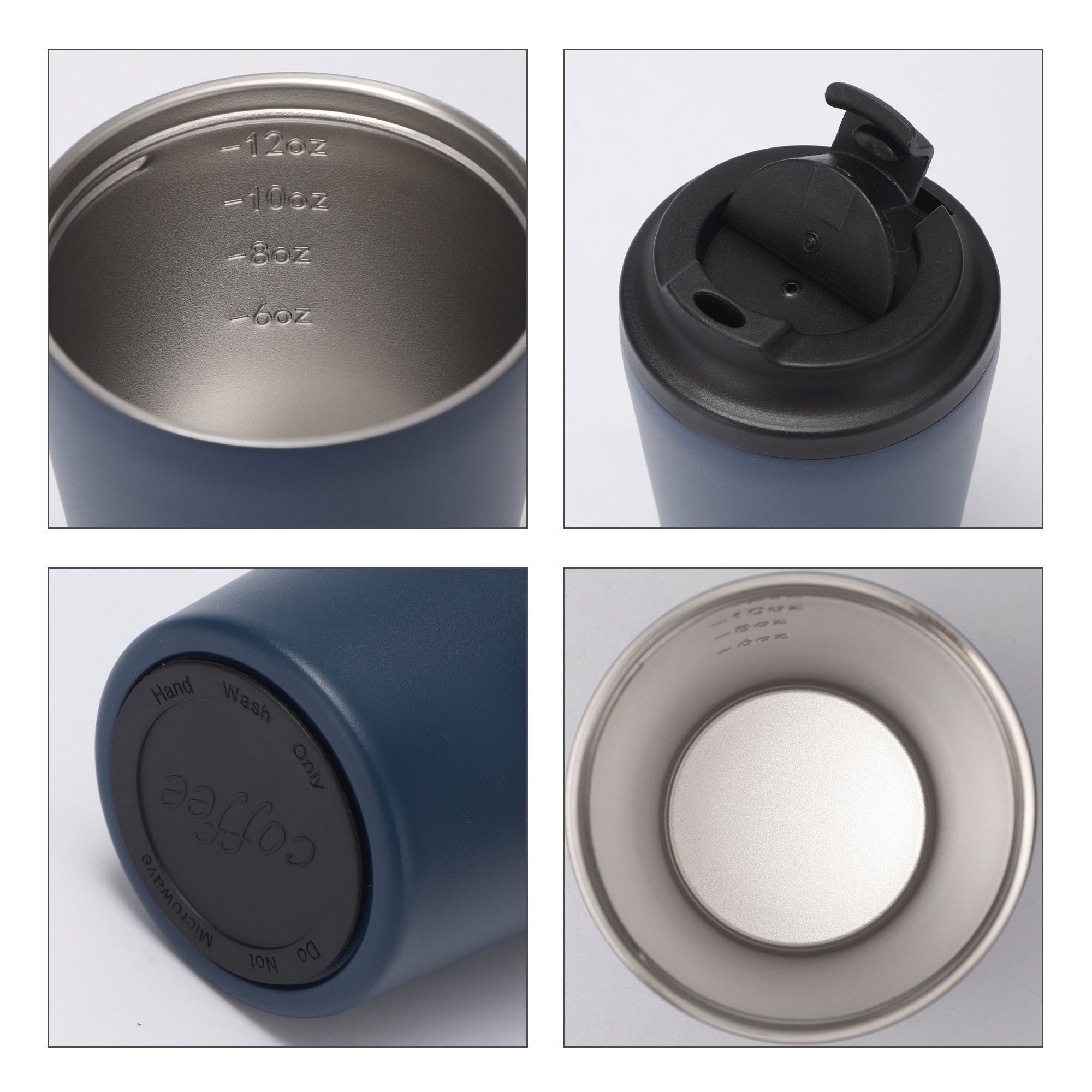350ML Powder Coated Stainless Steel Coffee Mug - Image 15