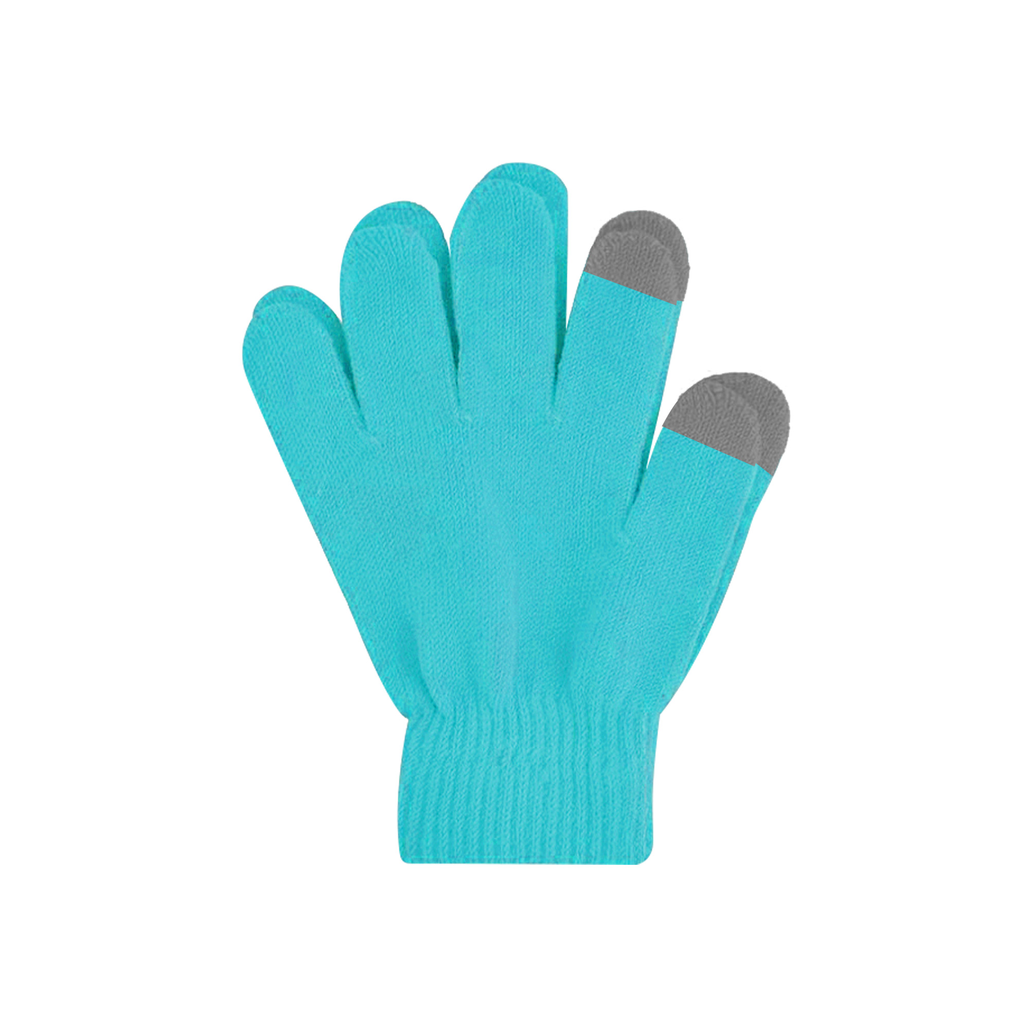 Adults Plain Knitted Gloves with Woven Label - Image 12
