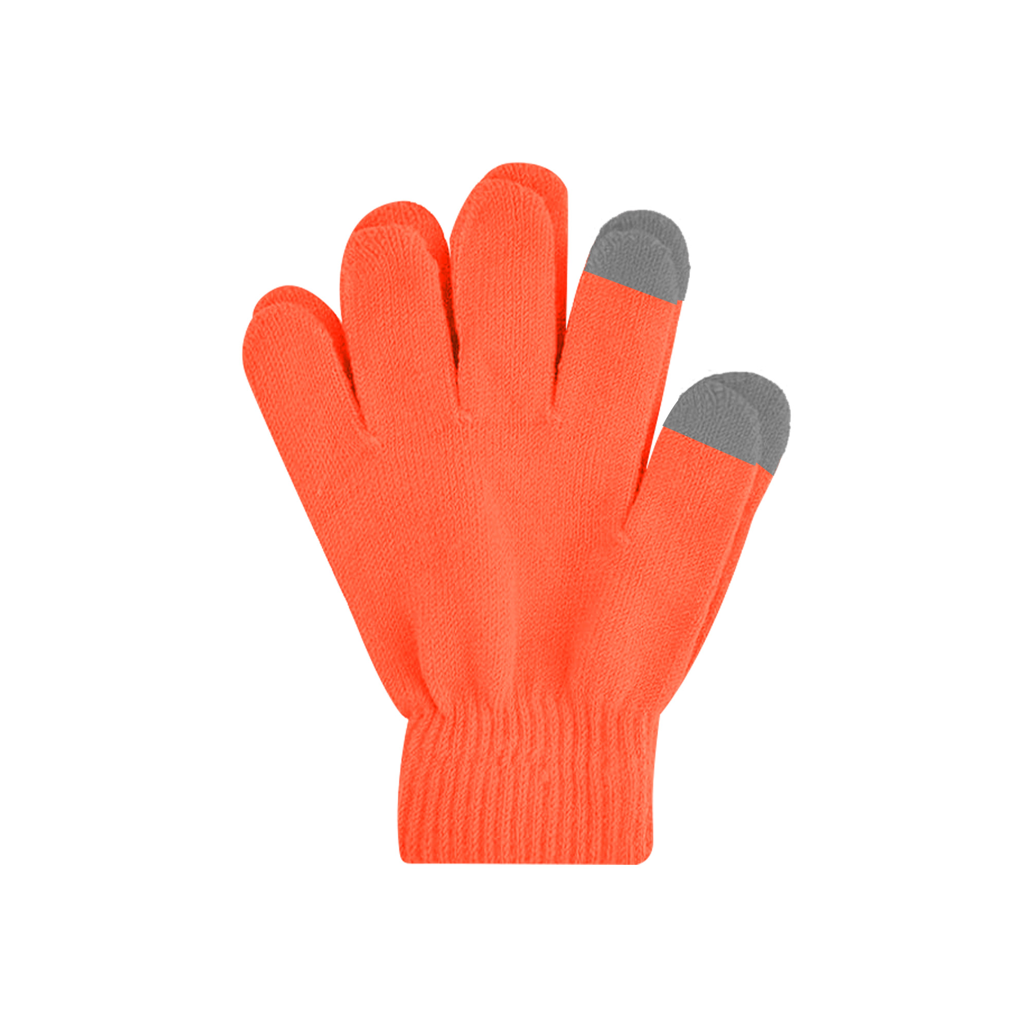 Adults Plain Knitted Gloves with Woven Label - Image 9