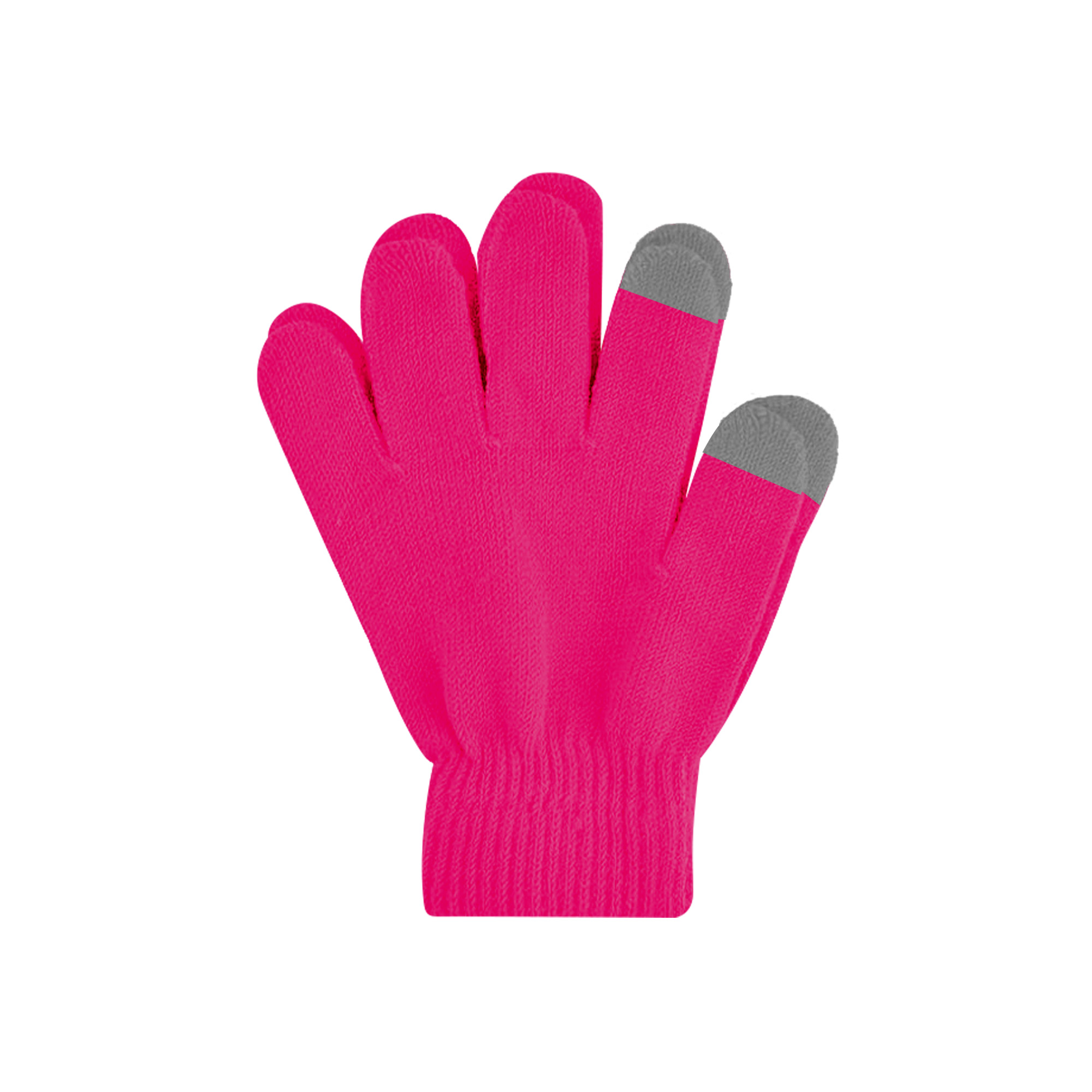 Adults Plain Knitted Gloves with Woven Label - Image 10