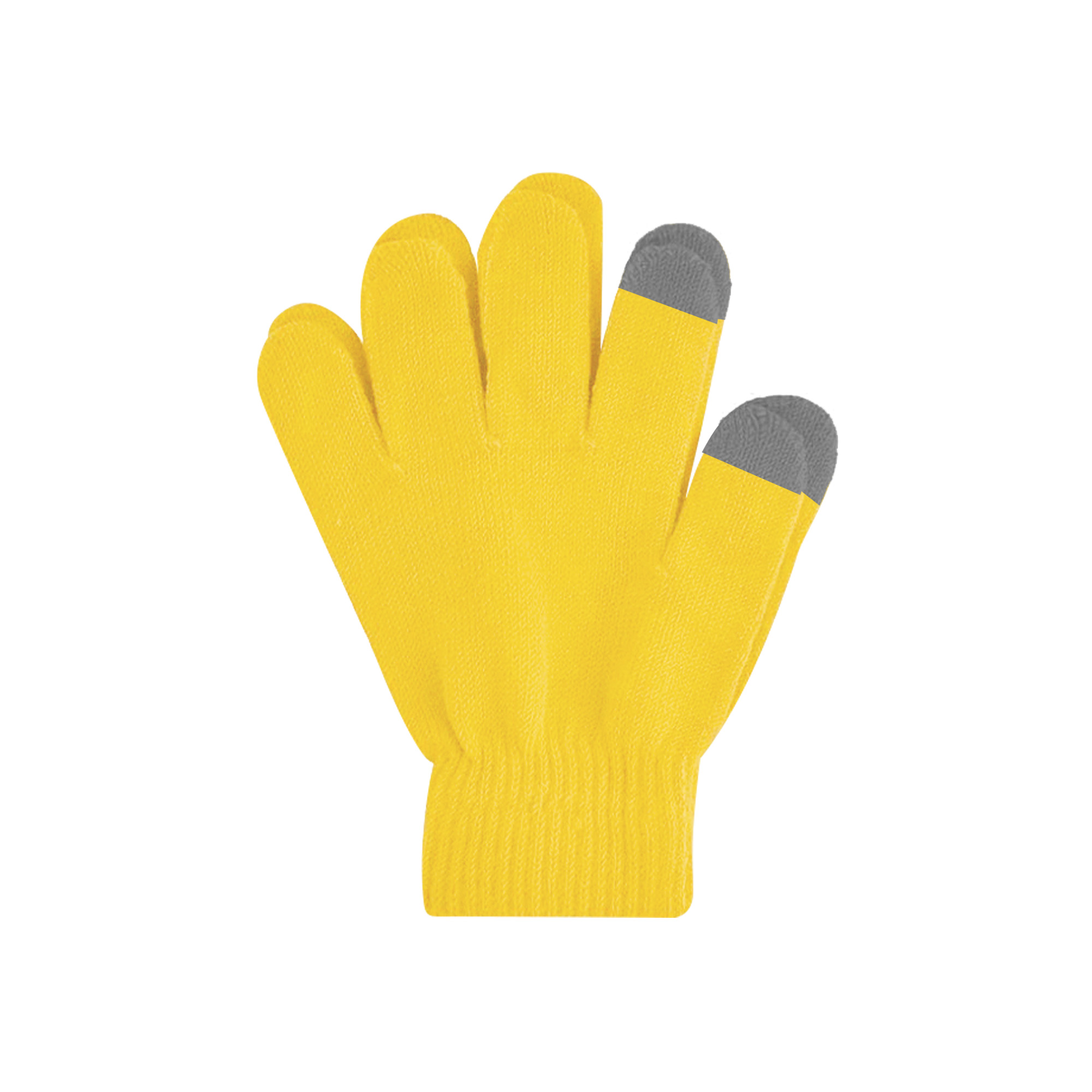 Adults Plain Knitted Gloves with Woven Label - Image 8