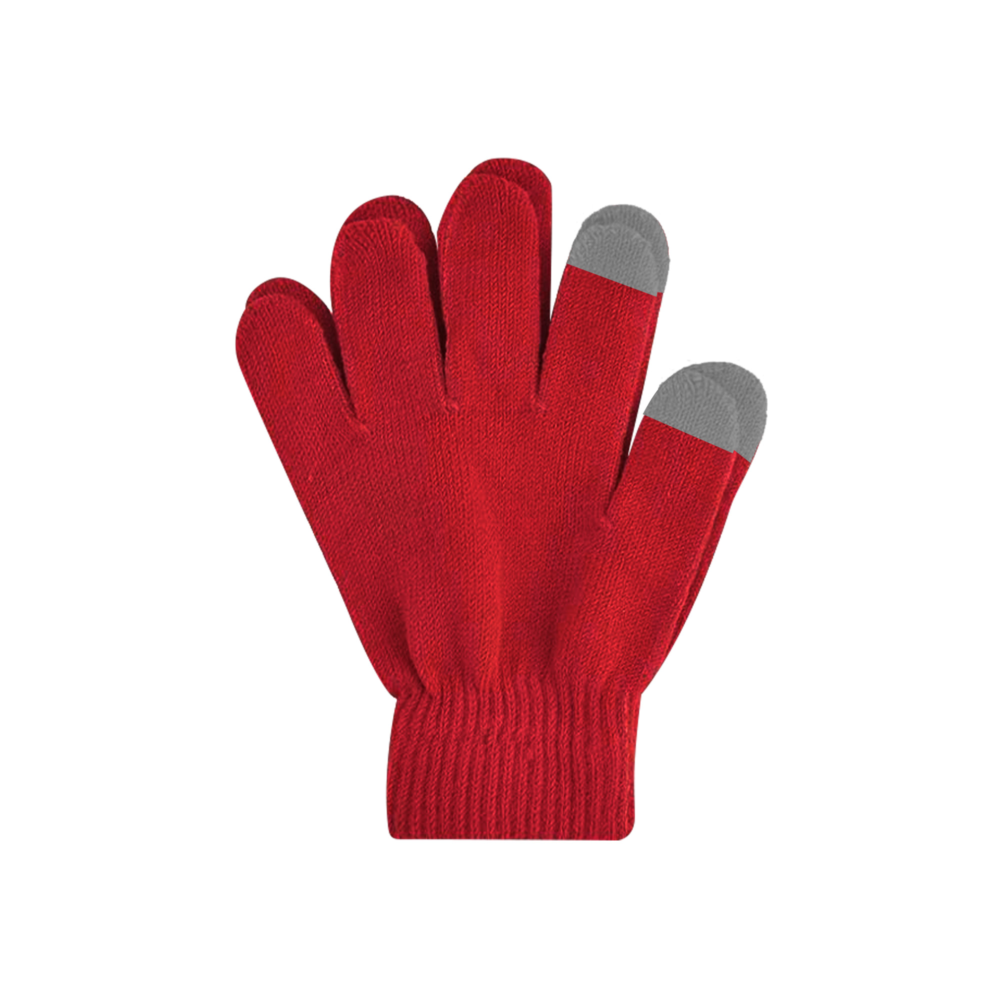 Adults Plain Knitted Gloves with Woven Label - Image 14