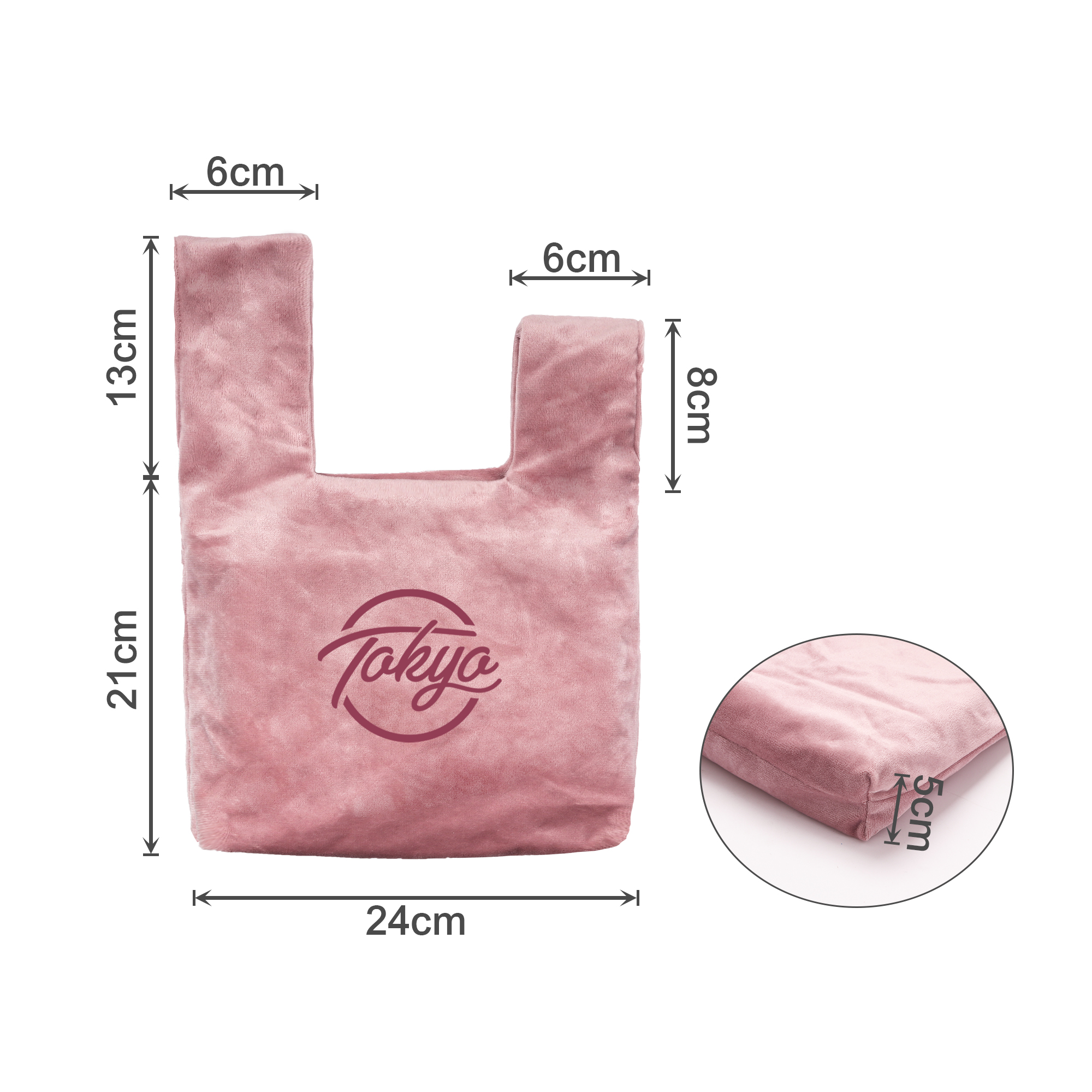 Velvet Knot Wrist Bag - Image 9