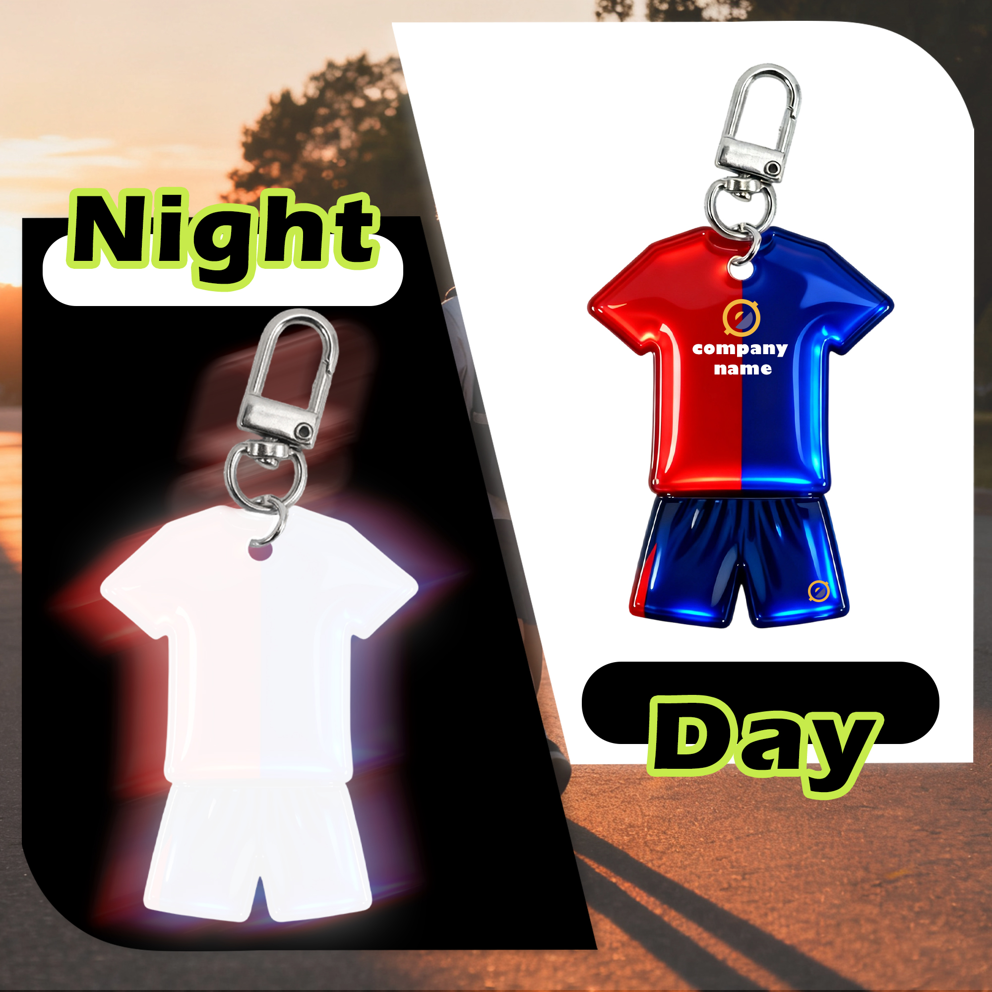 Custom Shape Reflective Keychain - Image 15