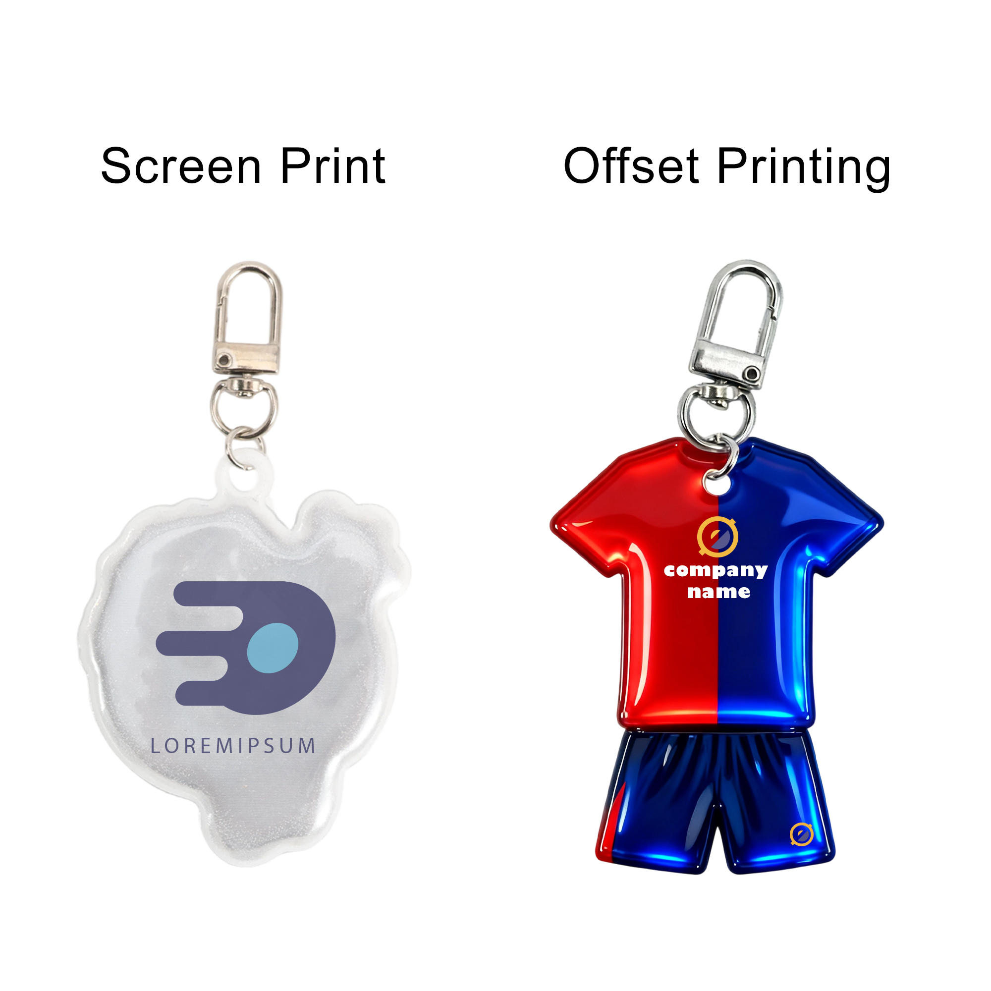 Custom Shape Reflective Keychain - Image 12