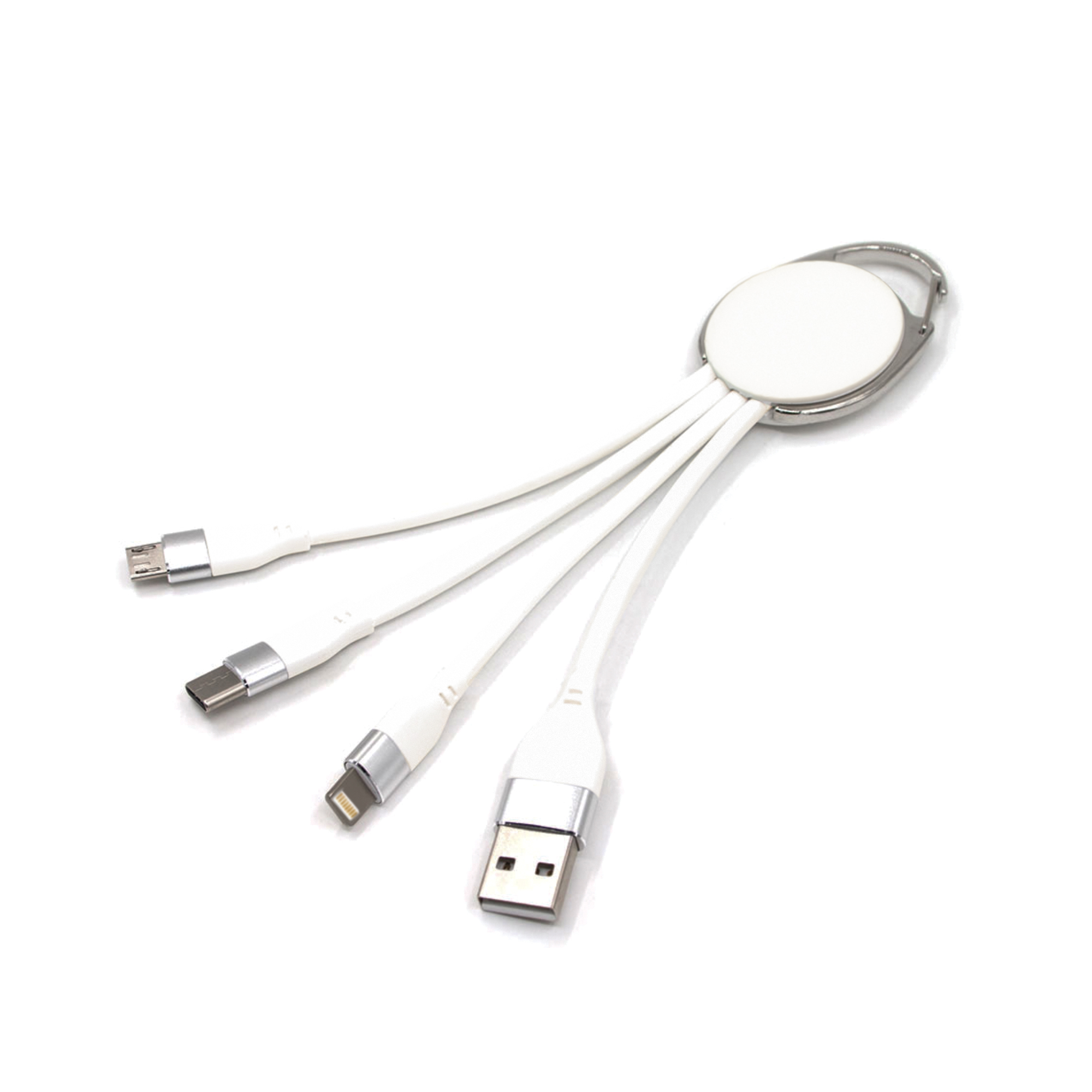 Macarons 3 in 1 Charging Cable with Keyring - Image 2