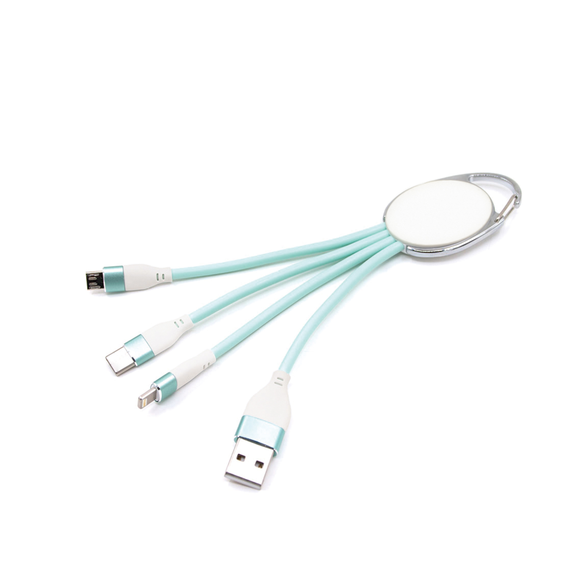Macarons 3 in 1 Charging Cable with Keyring - Image 5