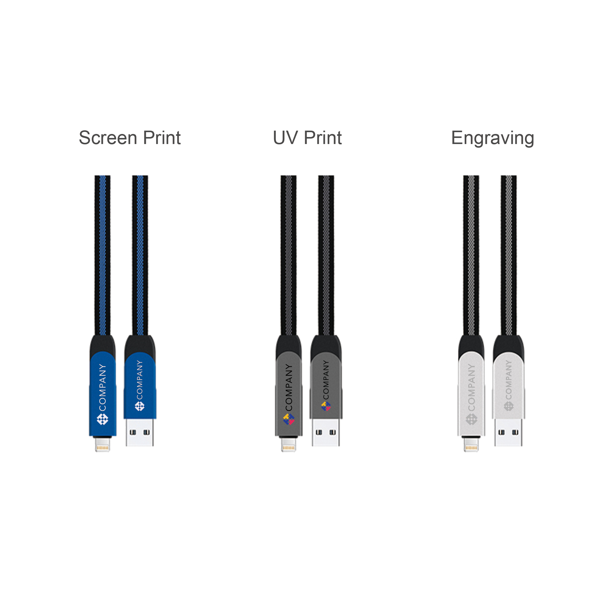 60W 6-in-1 Long Braided Charging Cable - Image 10