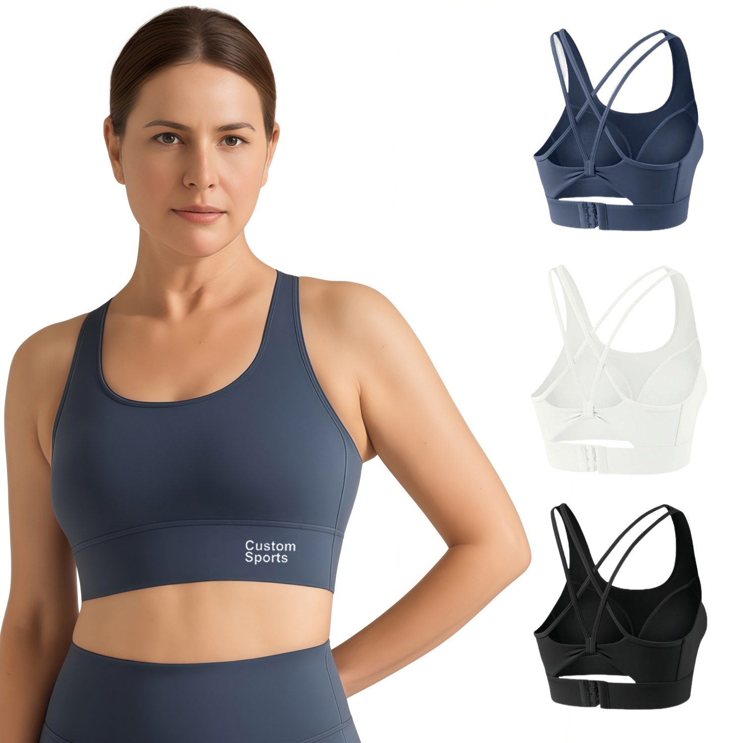 Women's Cross Back Yoga Crop Bra Tank