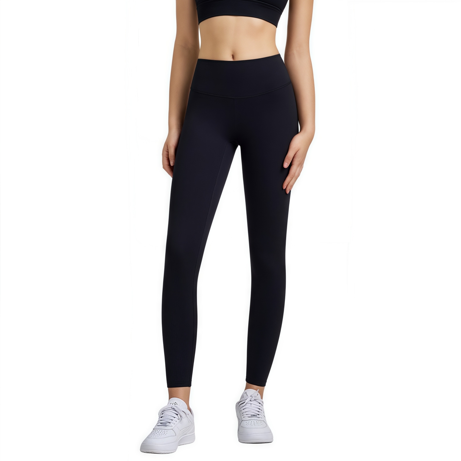 Women's High-Waisted Elastic LYCRA Yoga Long Leggings - Image 4