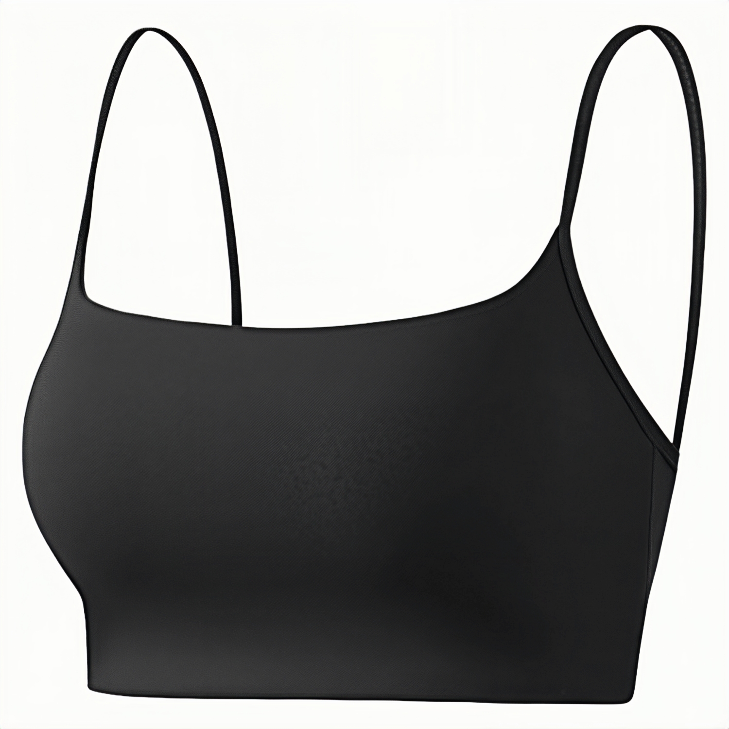 Women's Seamless Thin-Strap U-Back Yoga Crop Bra Tank - Image 5