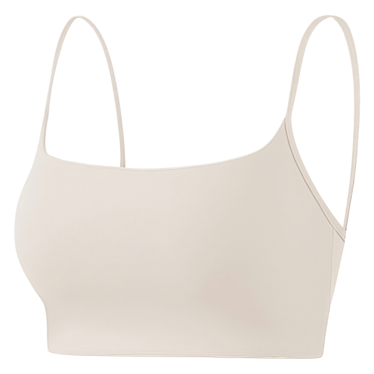 Women's Seamless Thin-Strap U-Back Yoga Crop Bra Tank - Image 4