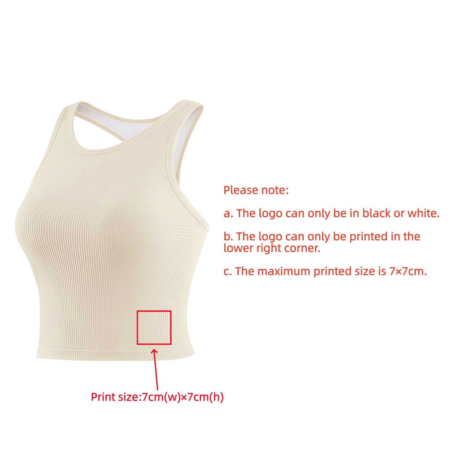 Women's Seamless Wide-Strap Racerback Yoga Bra Tank - Image 8