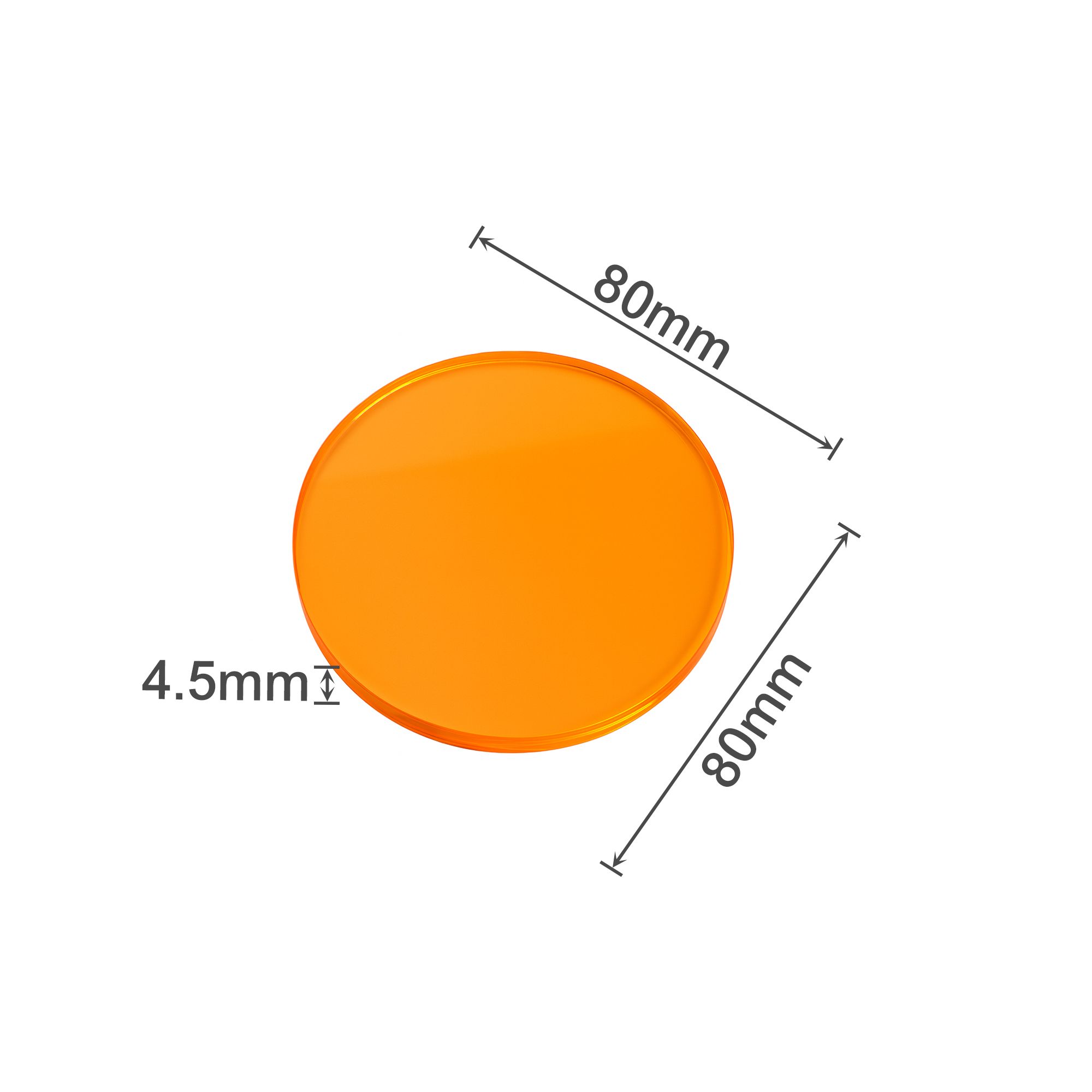 Custom Tinted Acrylic Coaster - Image 8