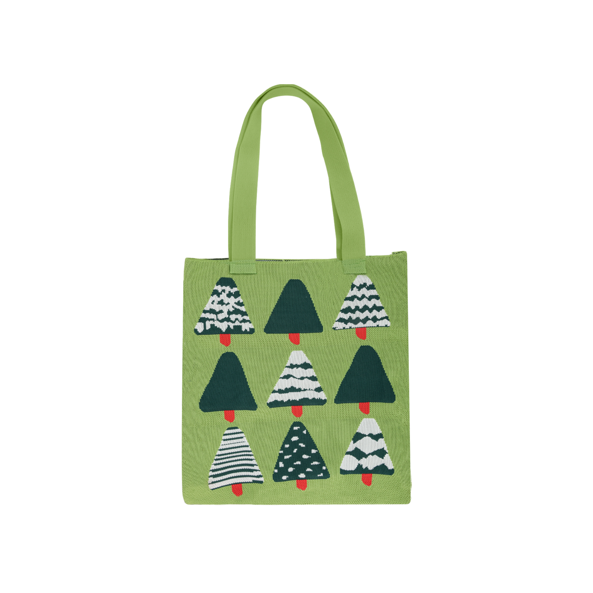 Knitted Flat Tote Bag - Image 2