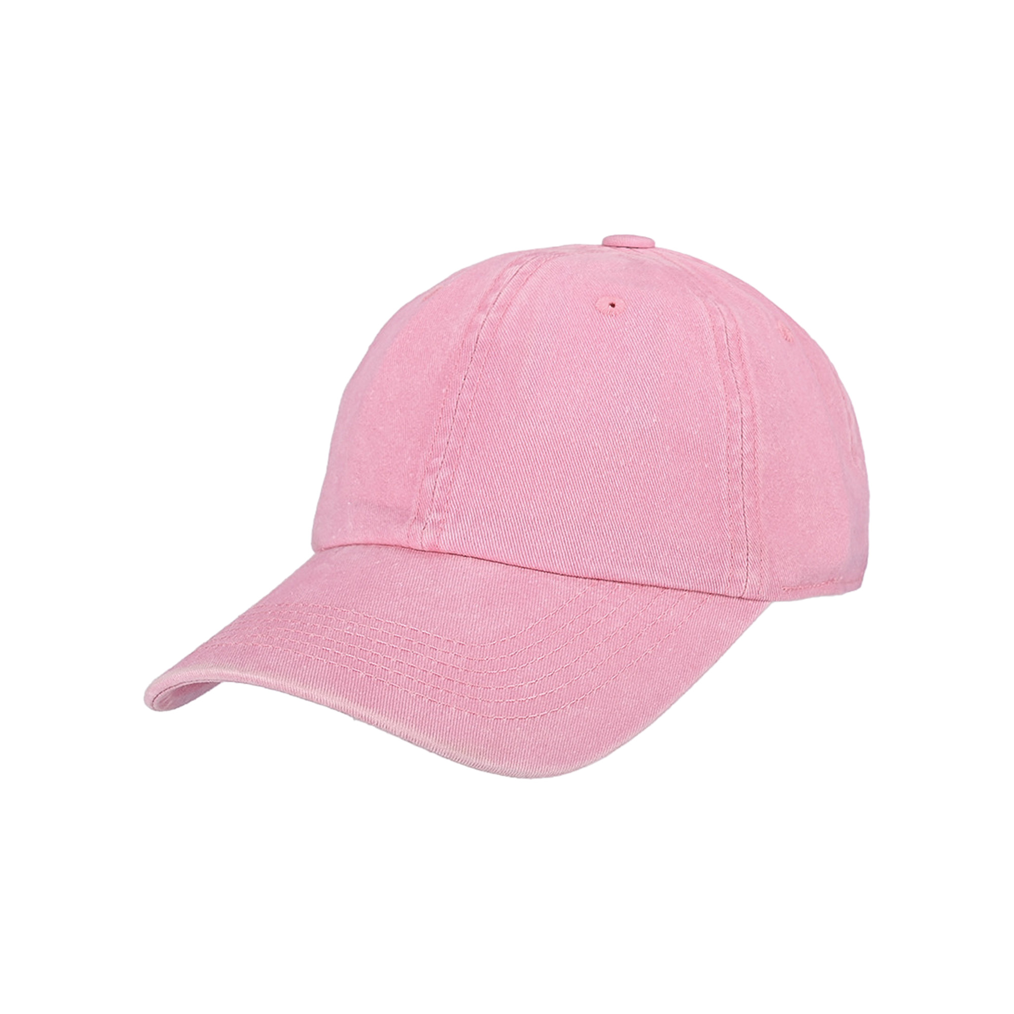 6 Panel Premium Washed Cotton Baseball Cap - Image 4