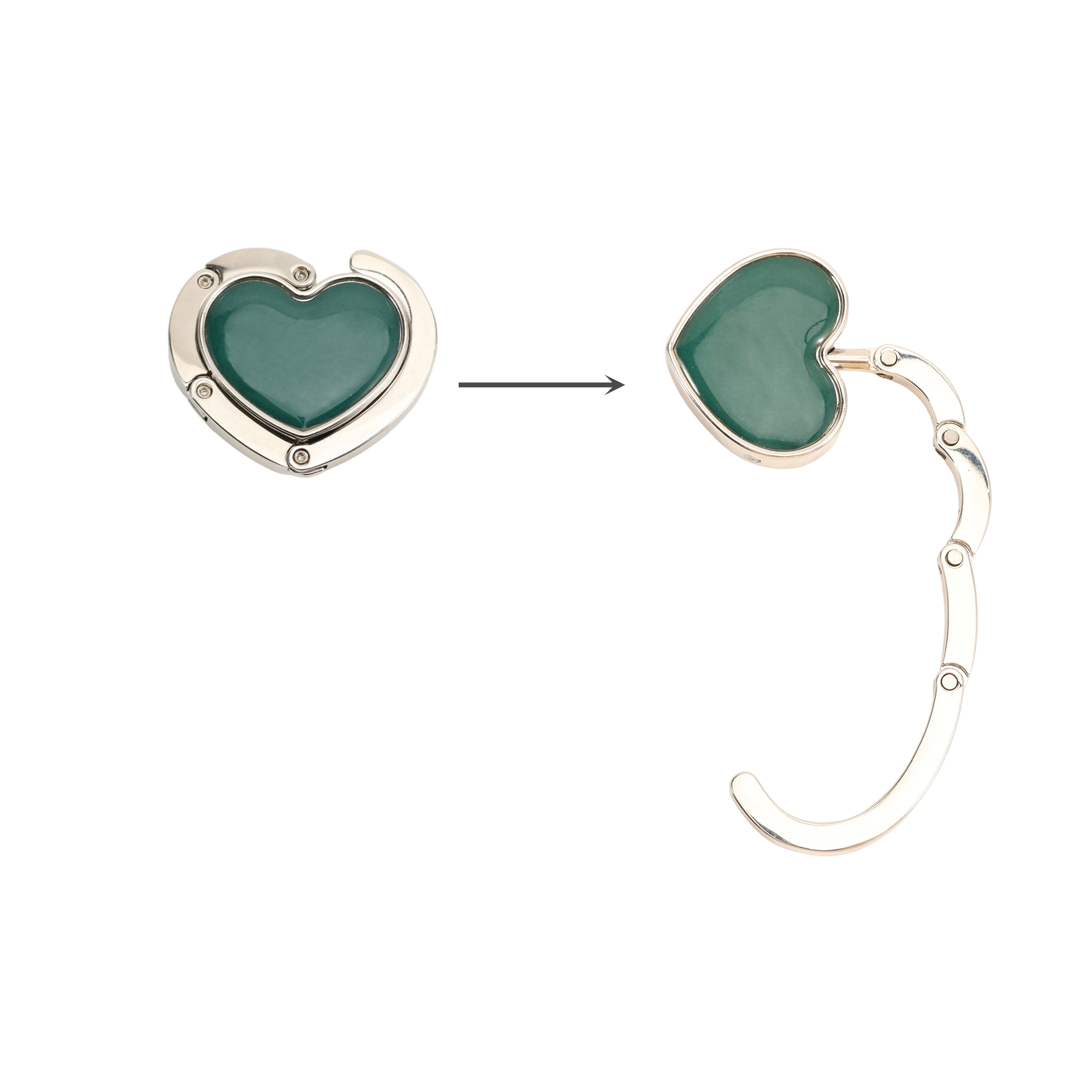 Heart Foldable Desk Hook - Image 5