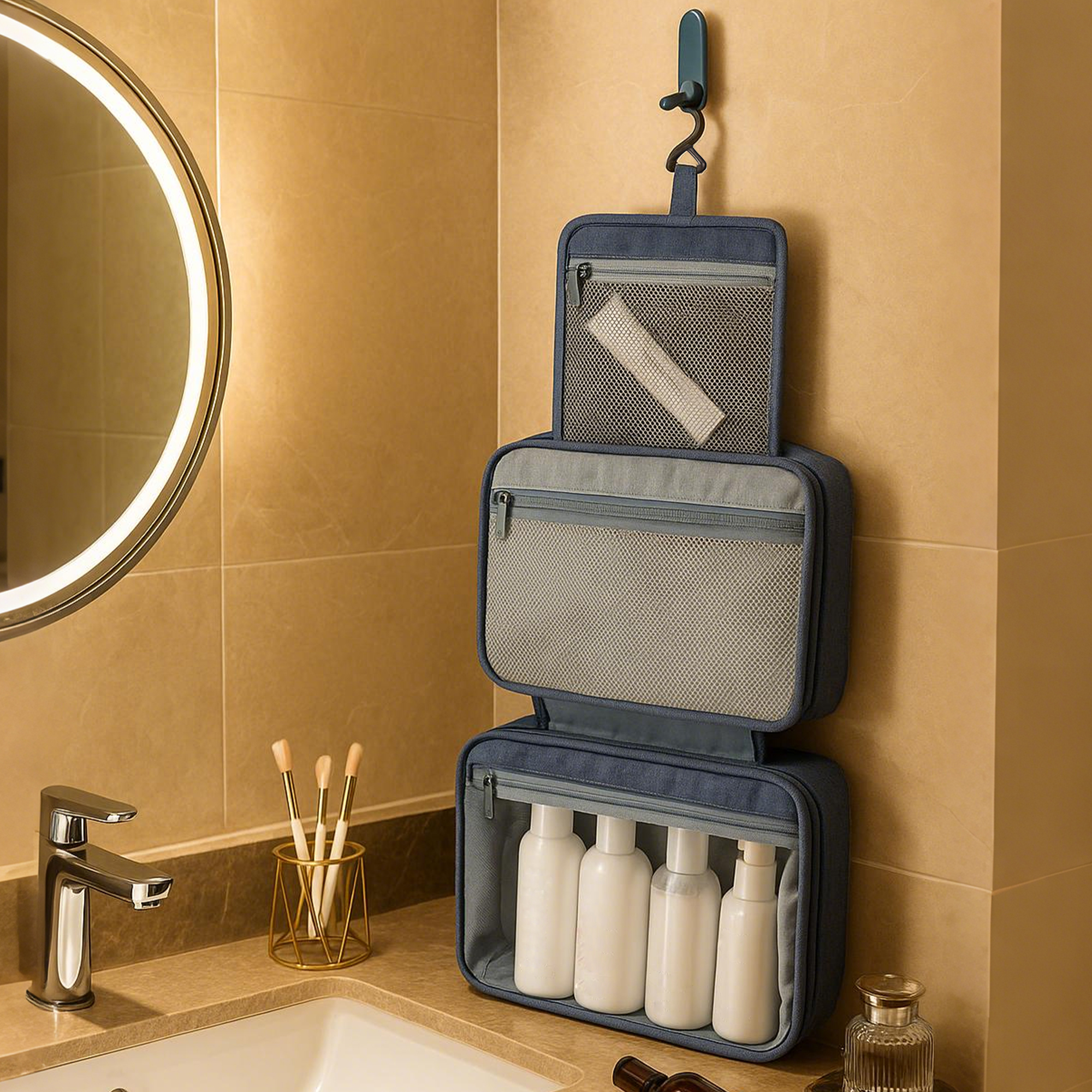 Portable Hanging Travel Toiletry Bag - Image 10