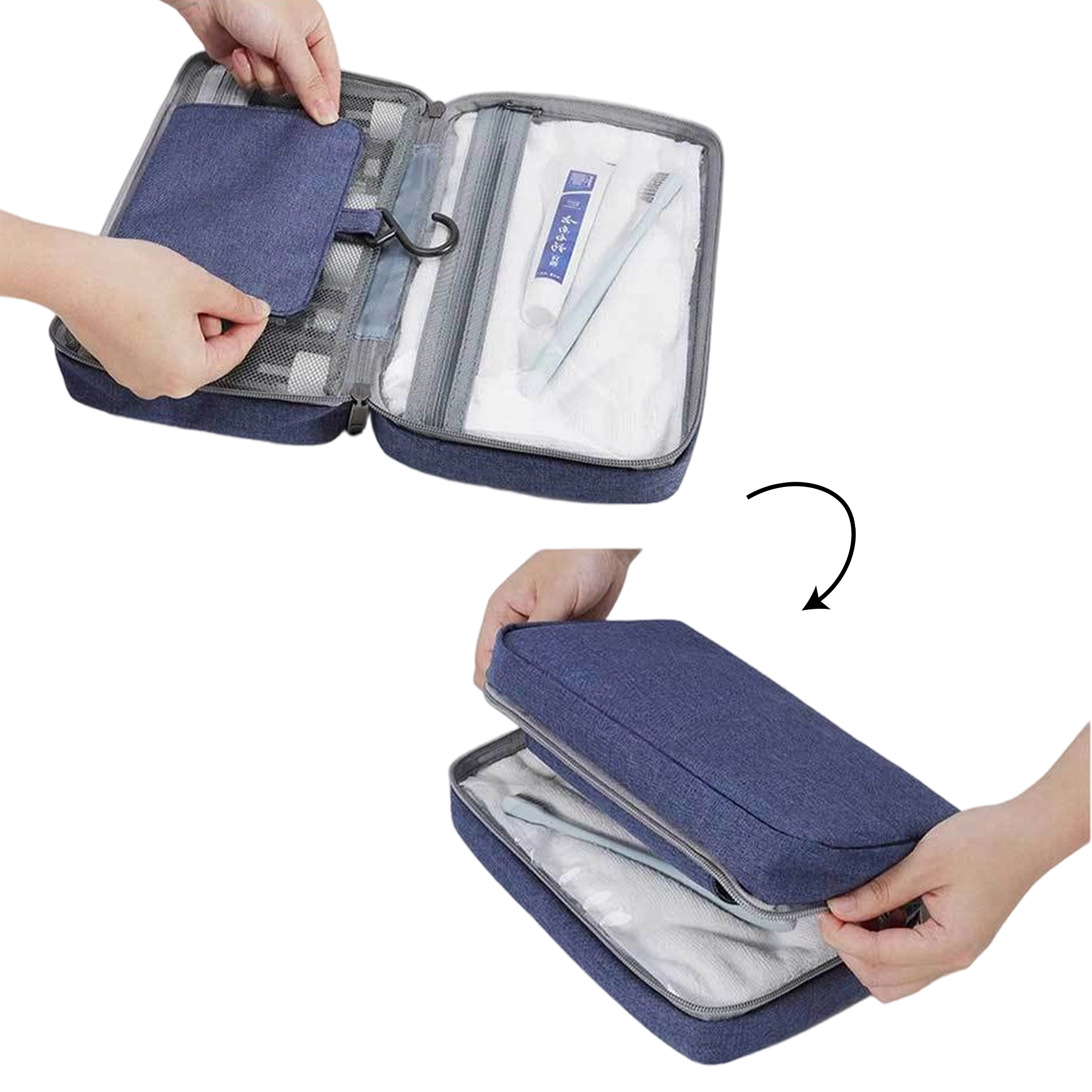 Portable Hanging Travel Toiletry Bag - Image 9