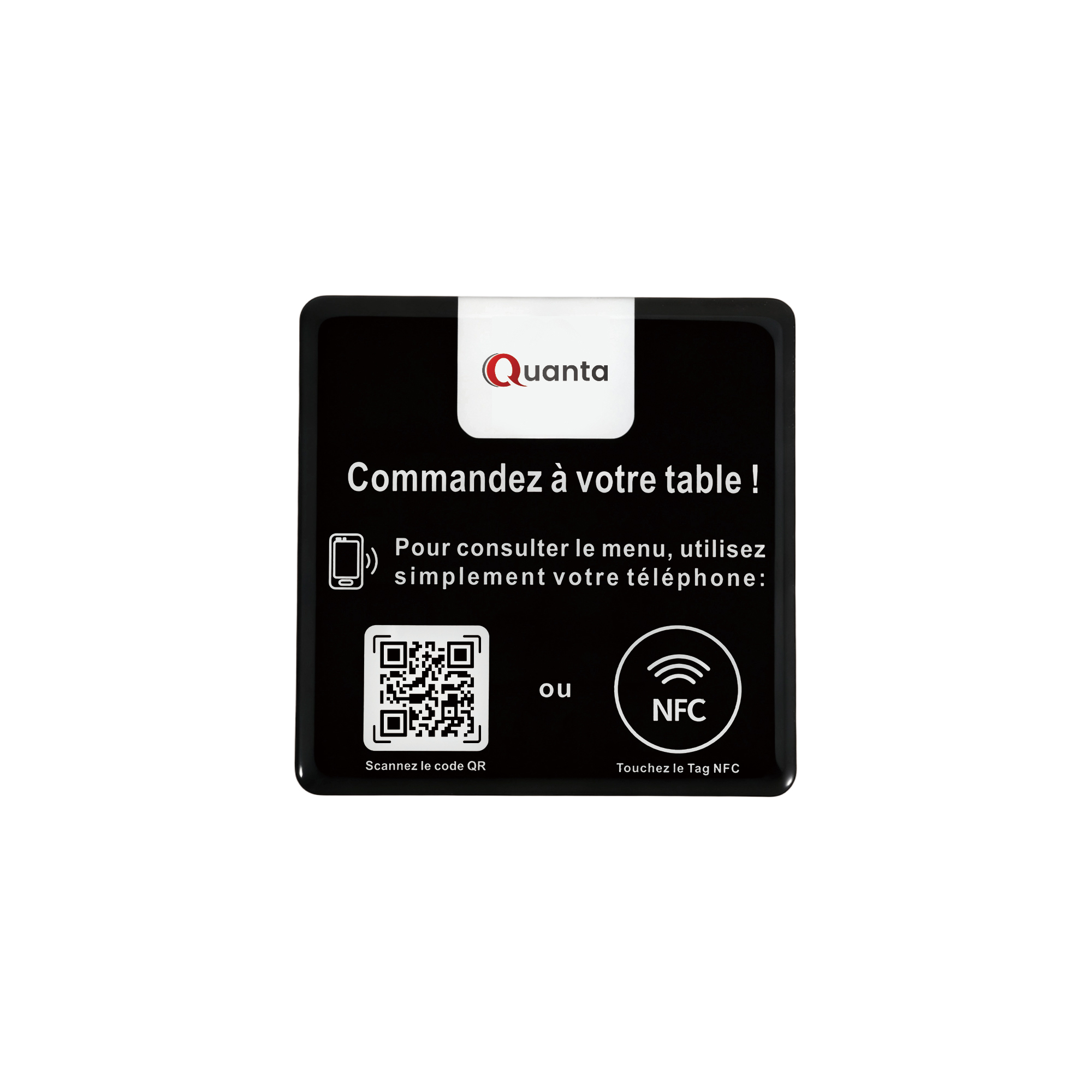 NFC Epoxy Food Ordering Desk Tag - Image 2