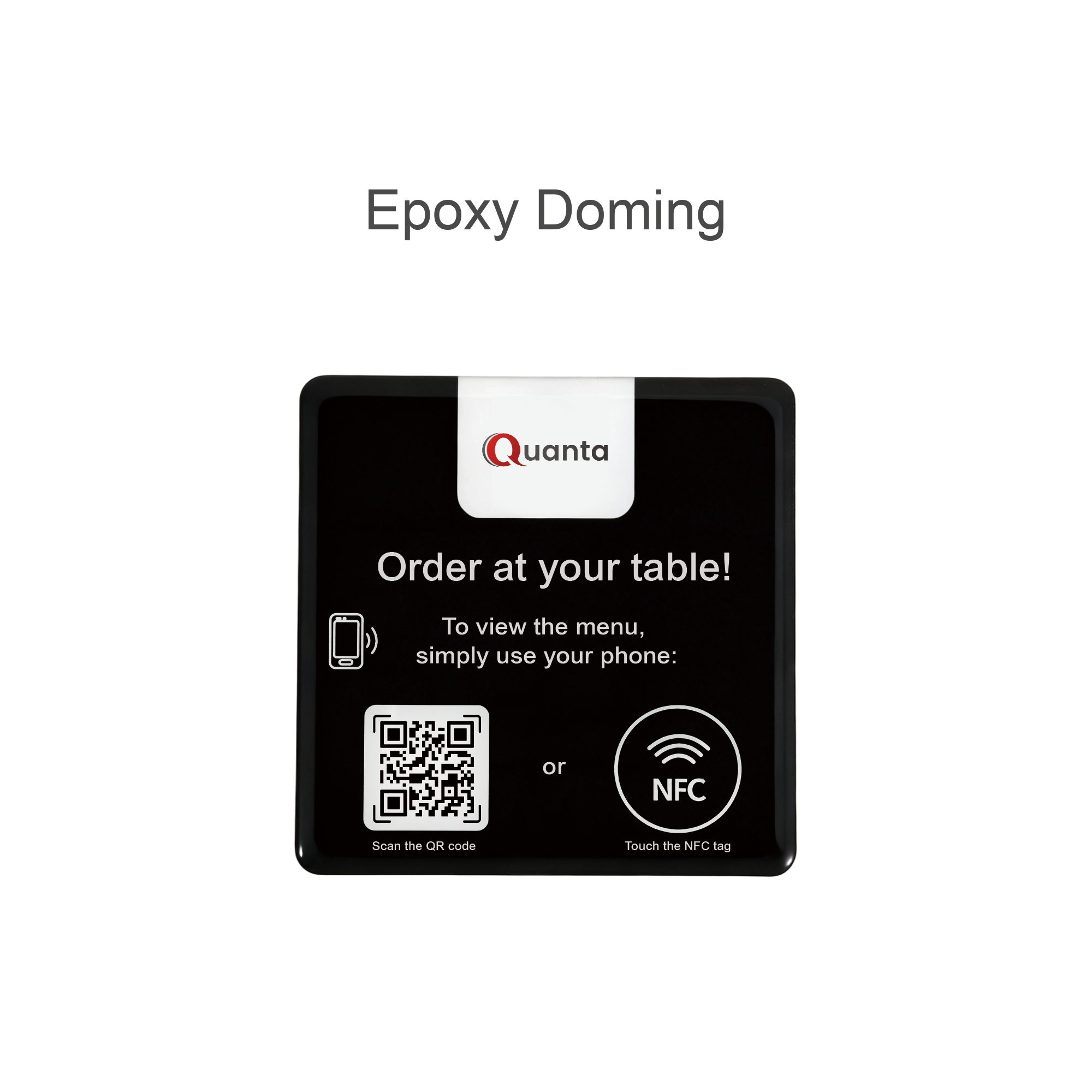 NFC Epoxy Food Ordering Desk Tag - Image 4