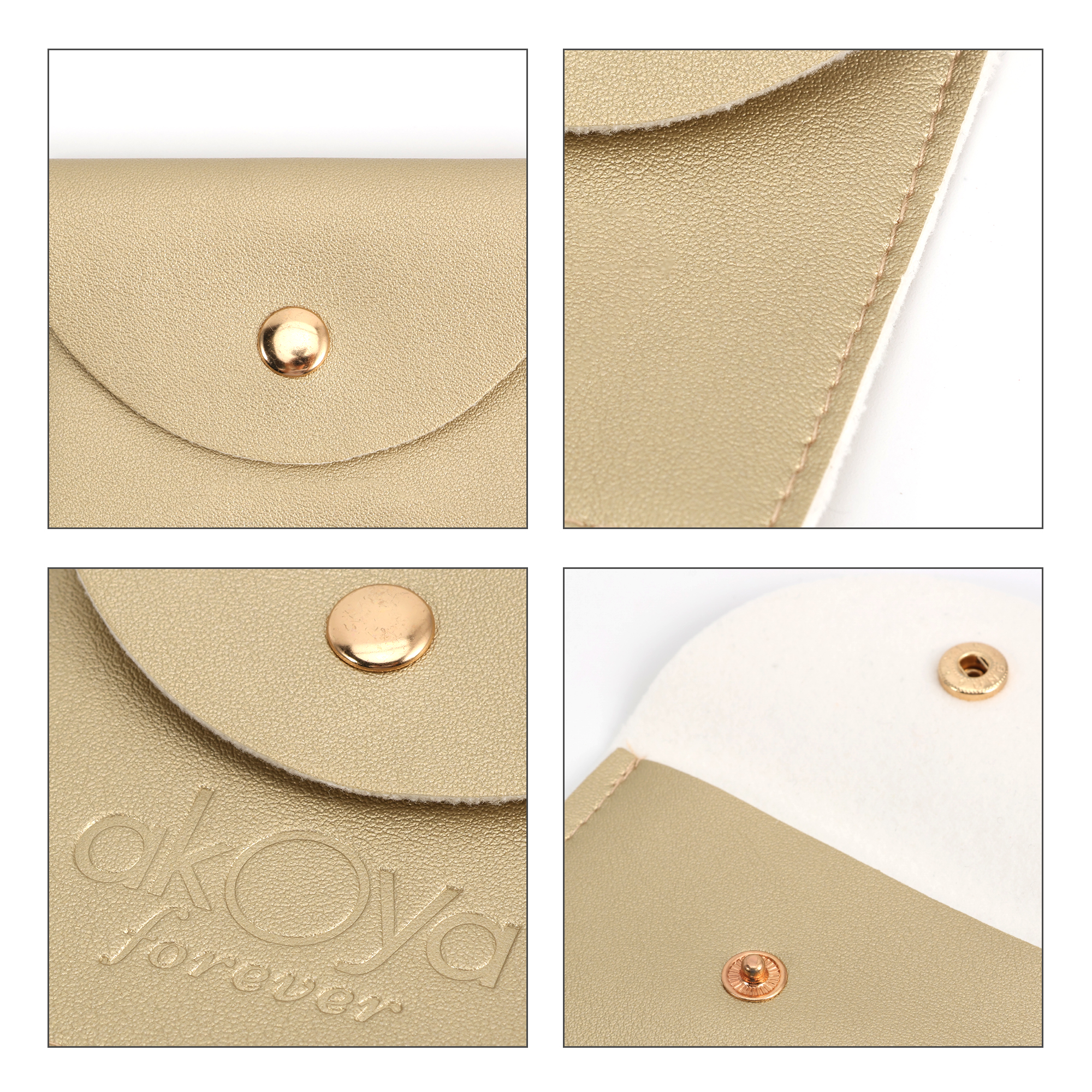 Oval PU Leather Jewellery Pouch - Image 16
