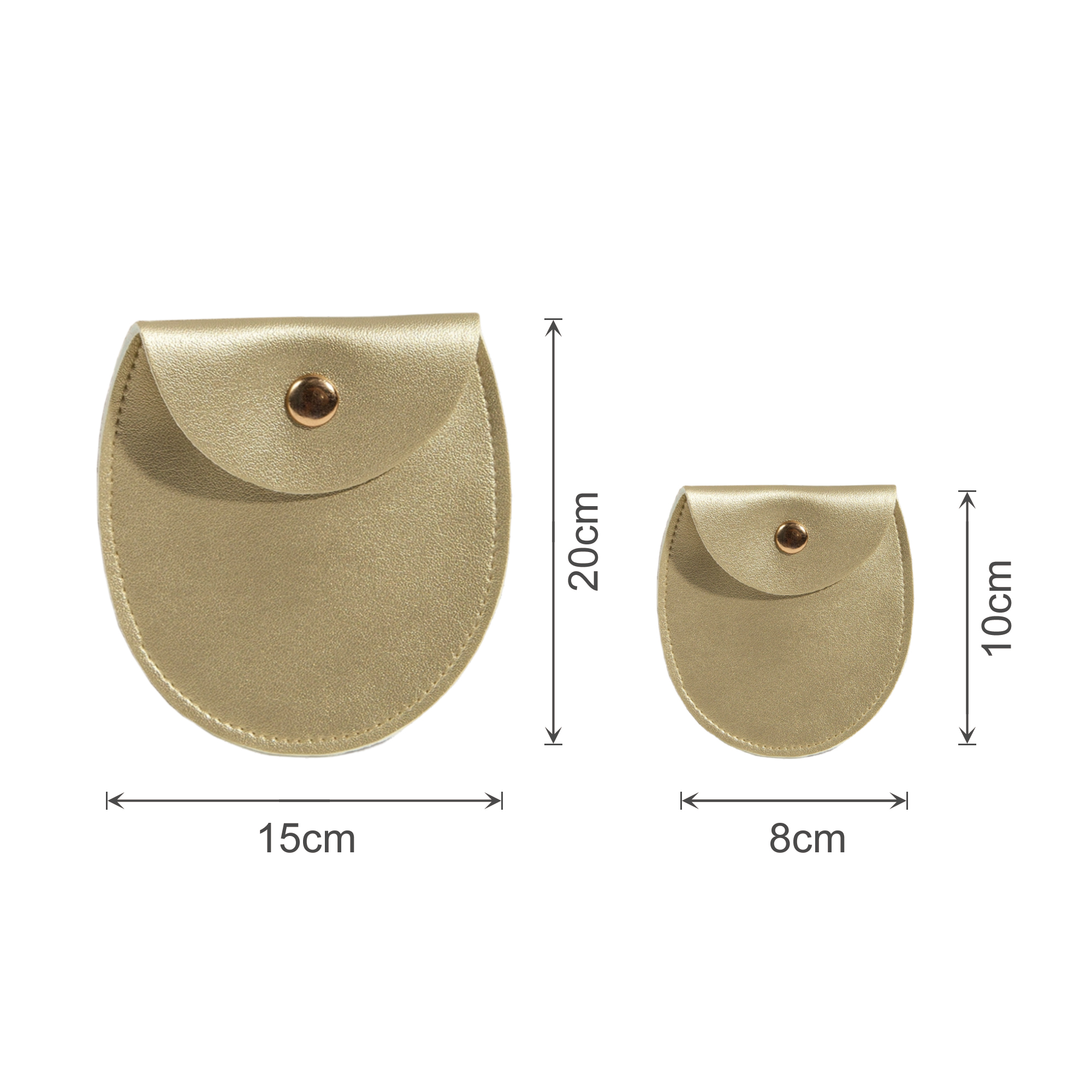 Oval PU Leather Jewellery Pouch - Image 14