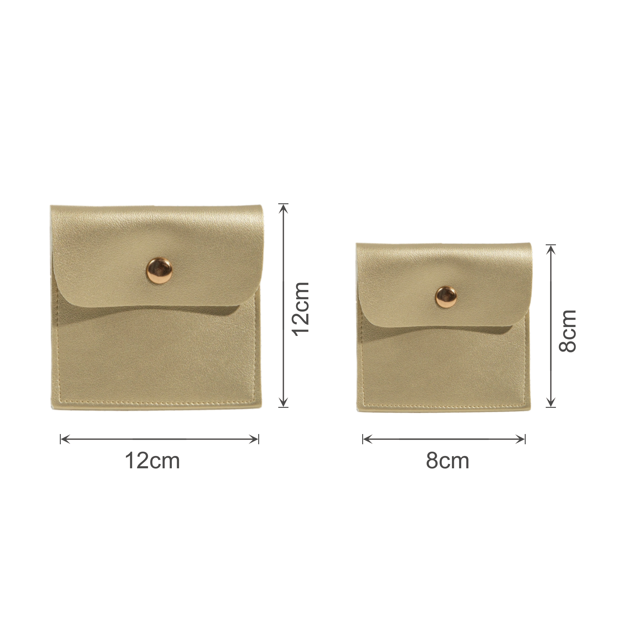 Square PU Leather Jewellery Pouch - Image 14