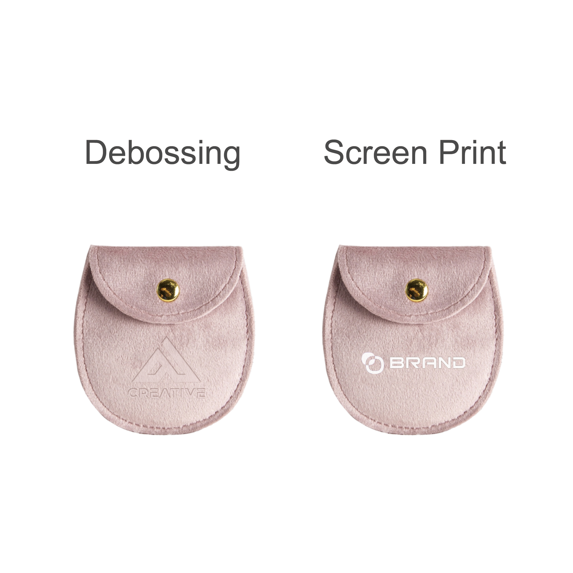 Oval Velvet Jewellery Pouch - Image 8