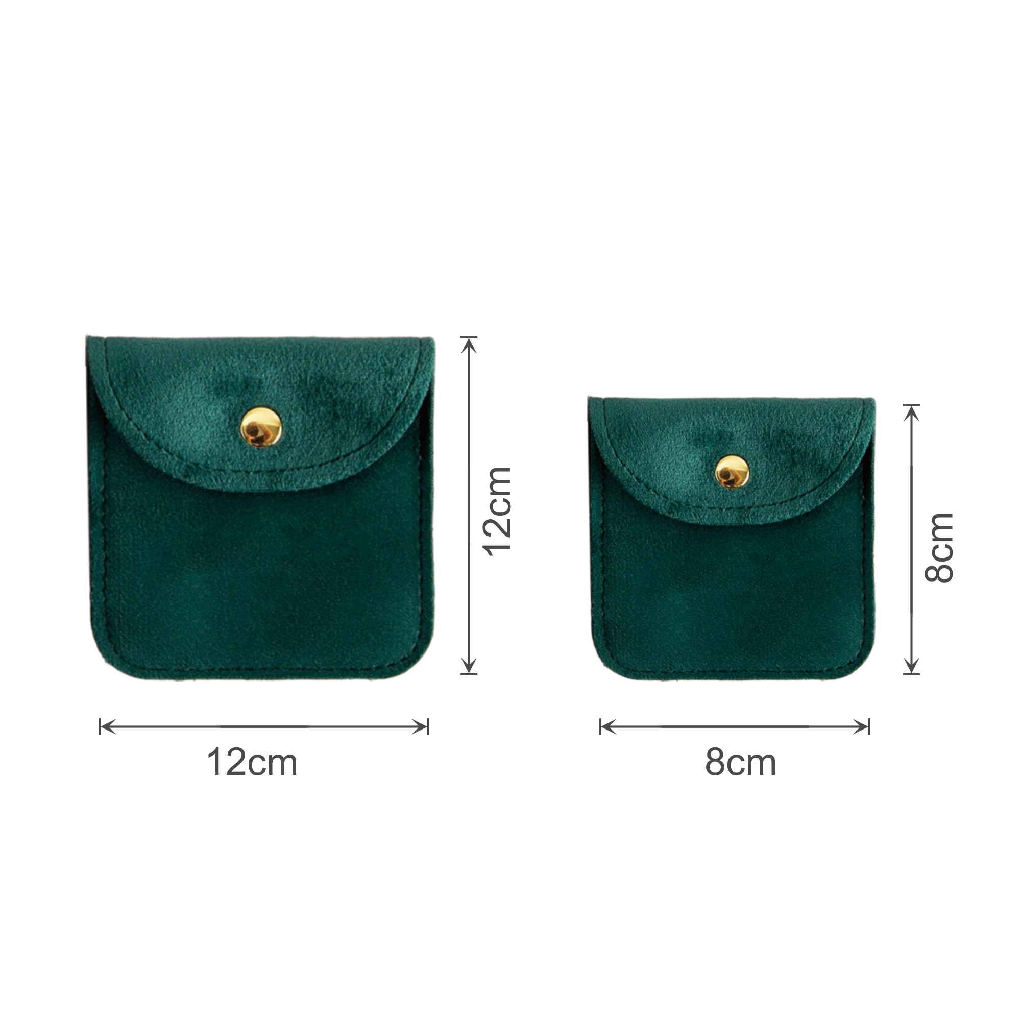 Square Velvet Jewellery Pouch - Image 7
