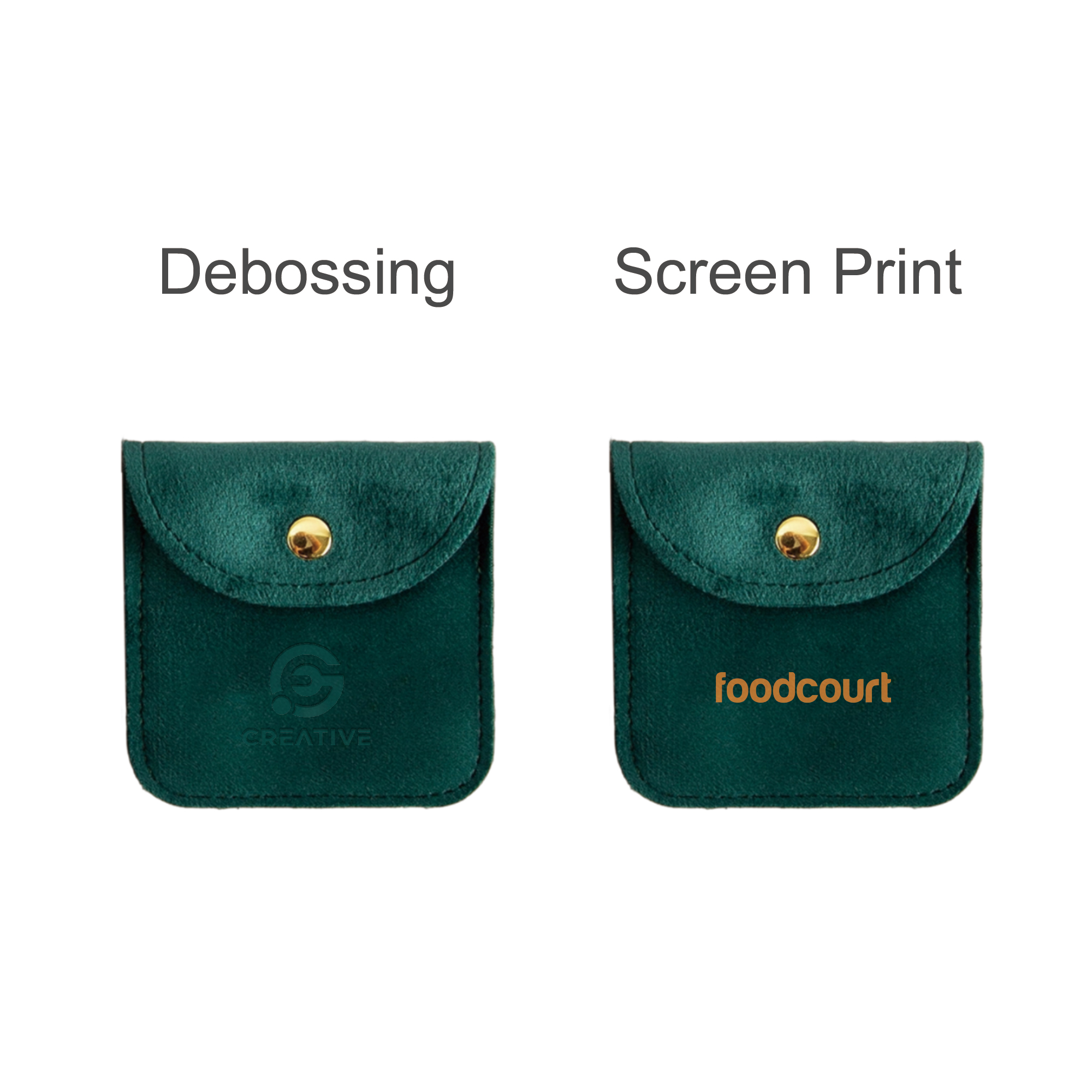Square Velvet Jewellery Pouch - Image 8