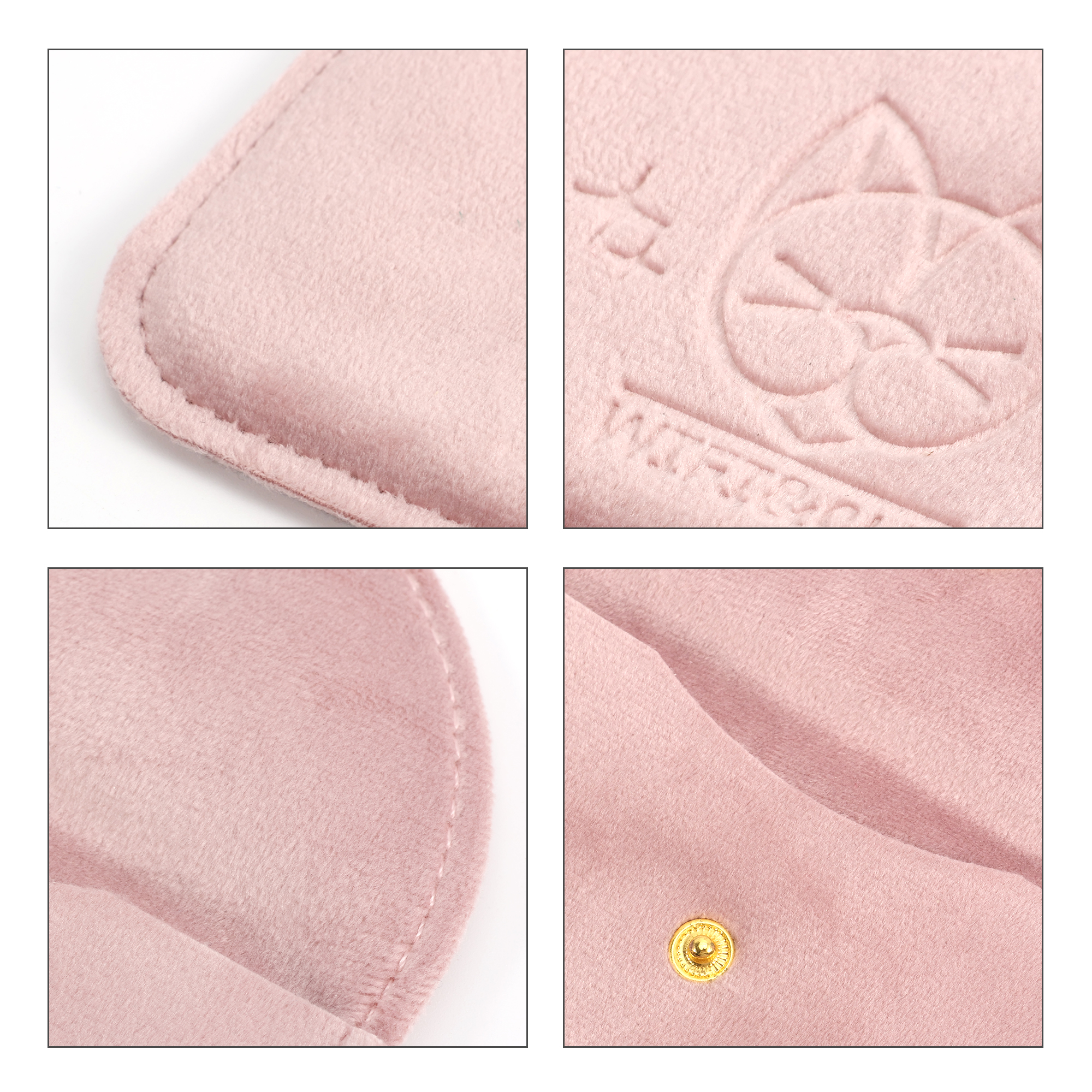 Square Velvet Jewellery Pouch - Image 9