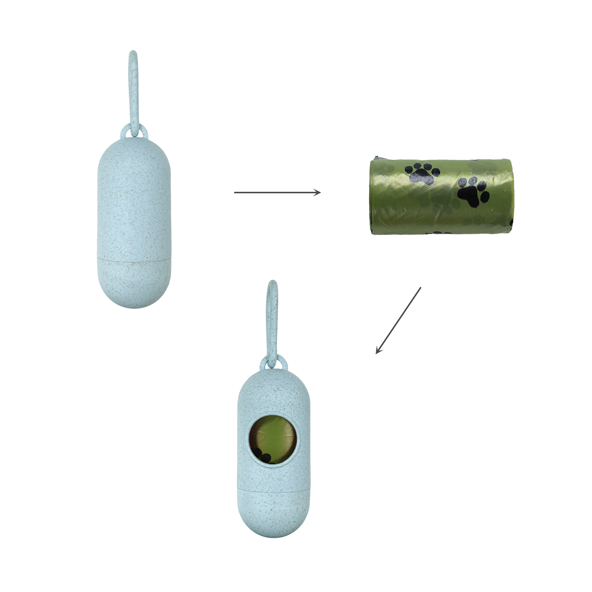 Eco Pill Shape Pet Wastebag Dispenser - Image 10