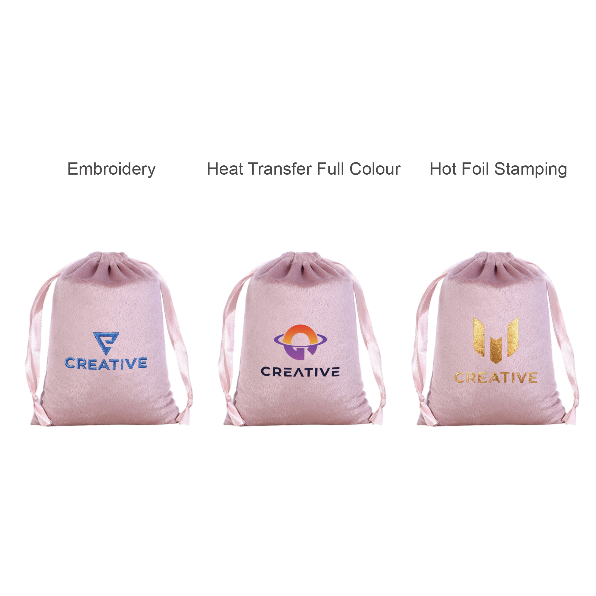 Silk Velvet Drawstring Bags - Image 9