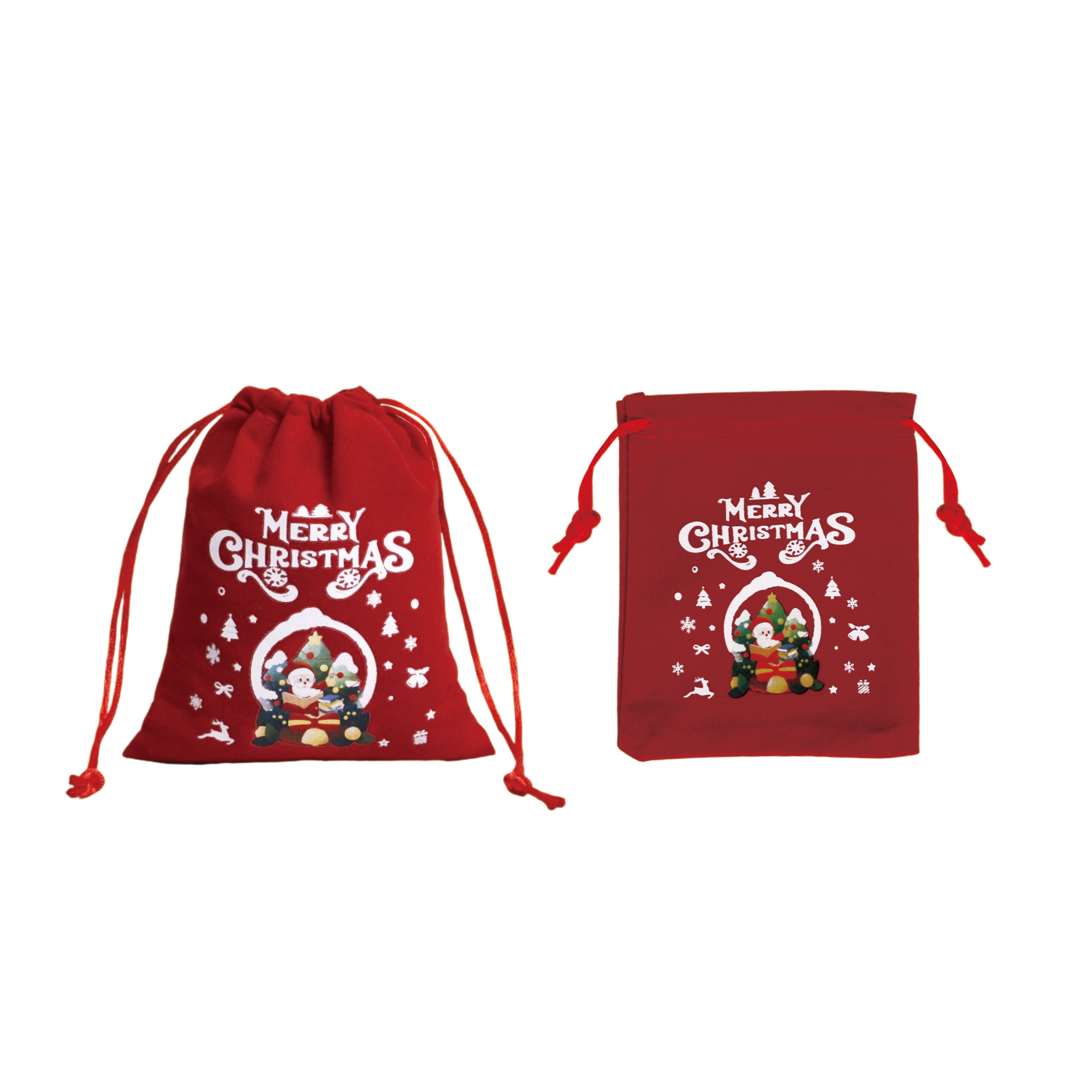 Christmas Drawstring Gift Bags - Image 9