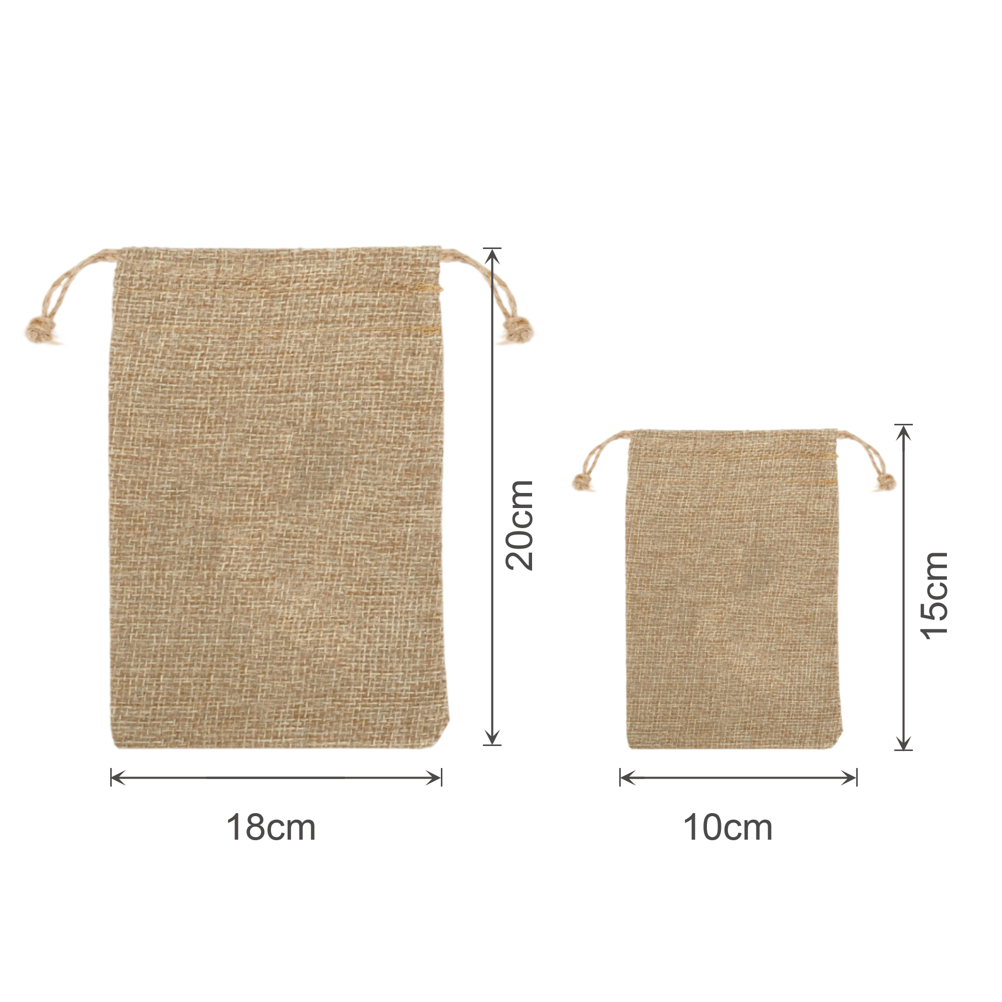 Linen Drawstring Gift Bags - Image 4