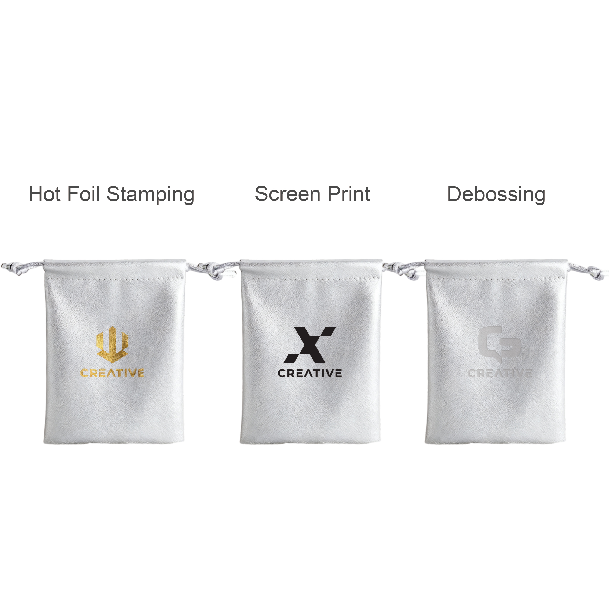 PU Leather Drawstring Gift Bags - Image 8