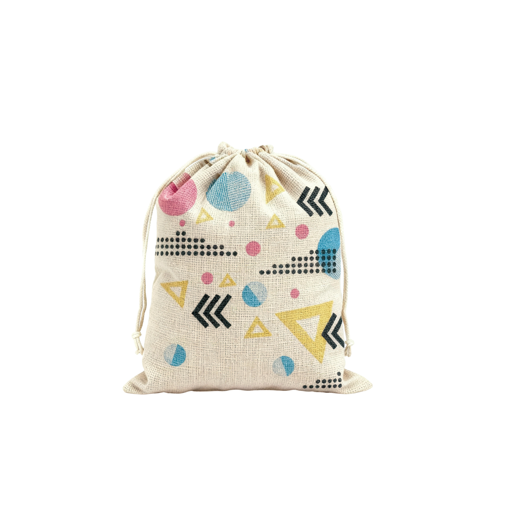 Cotton Linen Drawstring Bags - Image 2