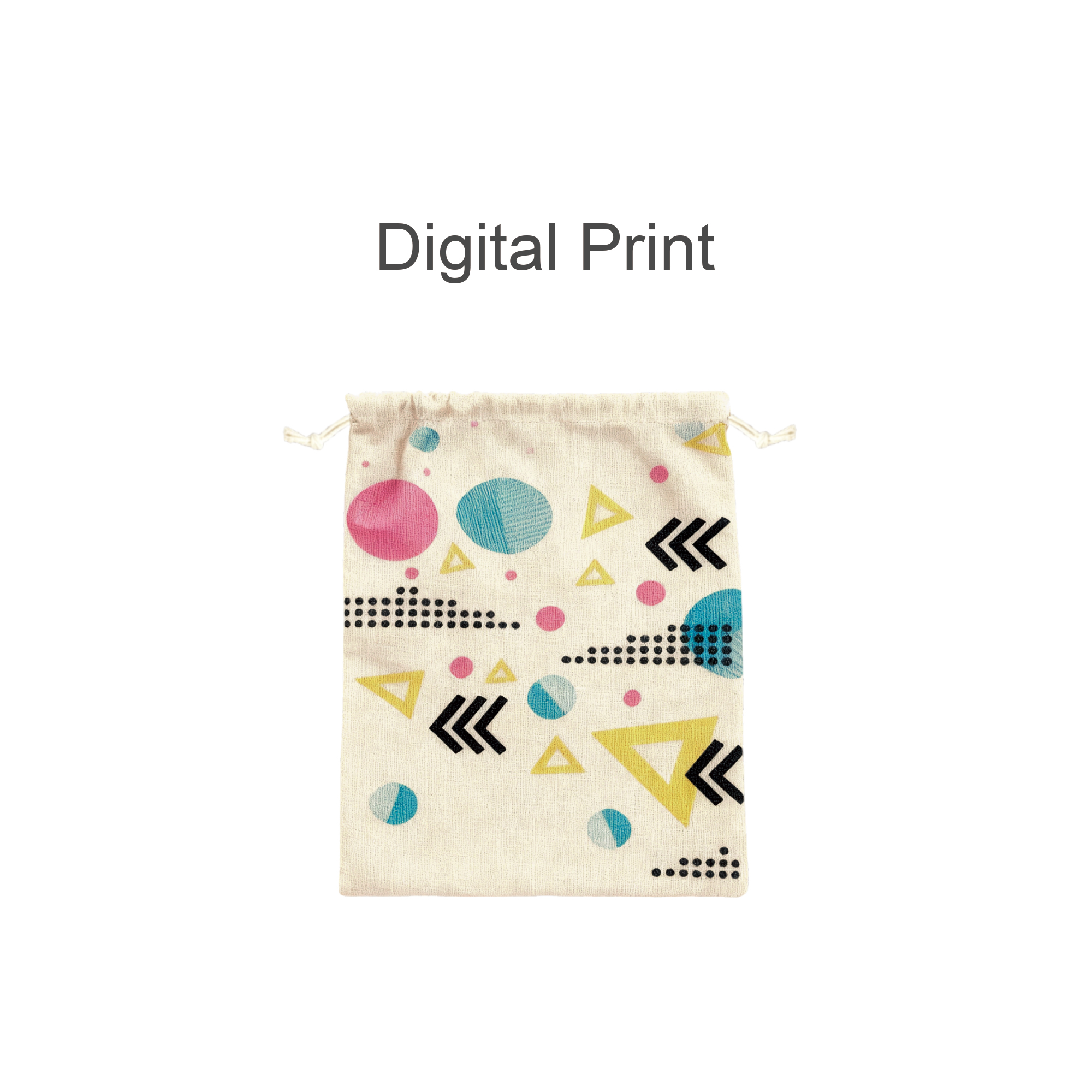 Cotton Linen Drawstring Bags - Image 5
