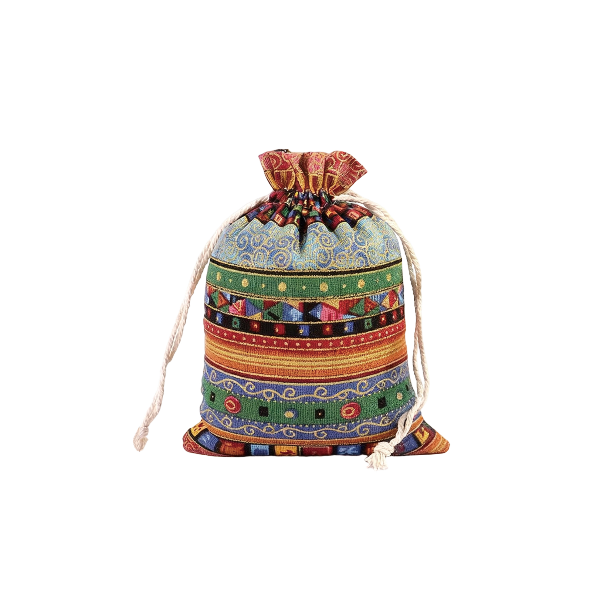 Linen Burlap Drawstring Bags - Image 4