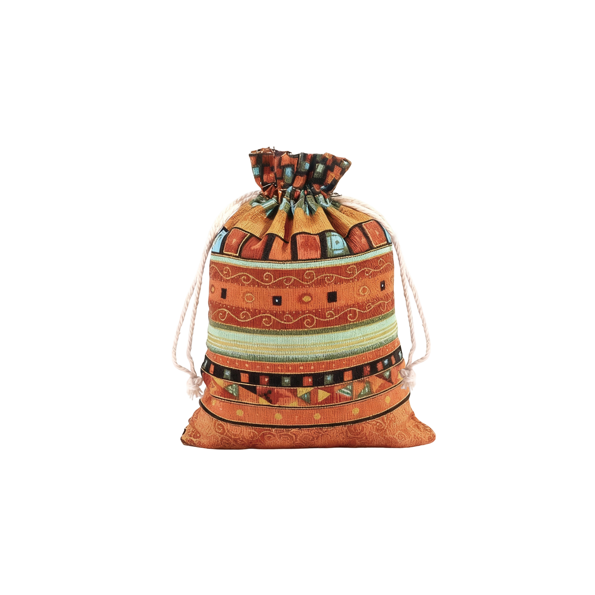 Linen Burlap Drawstring Bags - Image 3