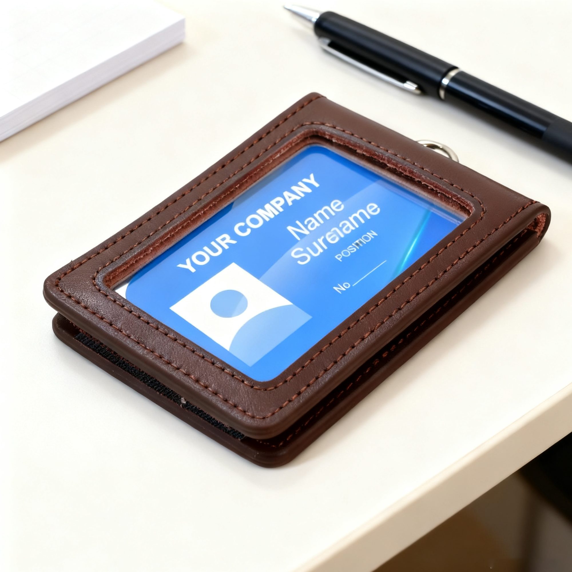 Leather ID Card Holder - Image 10